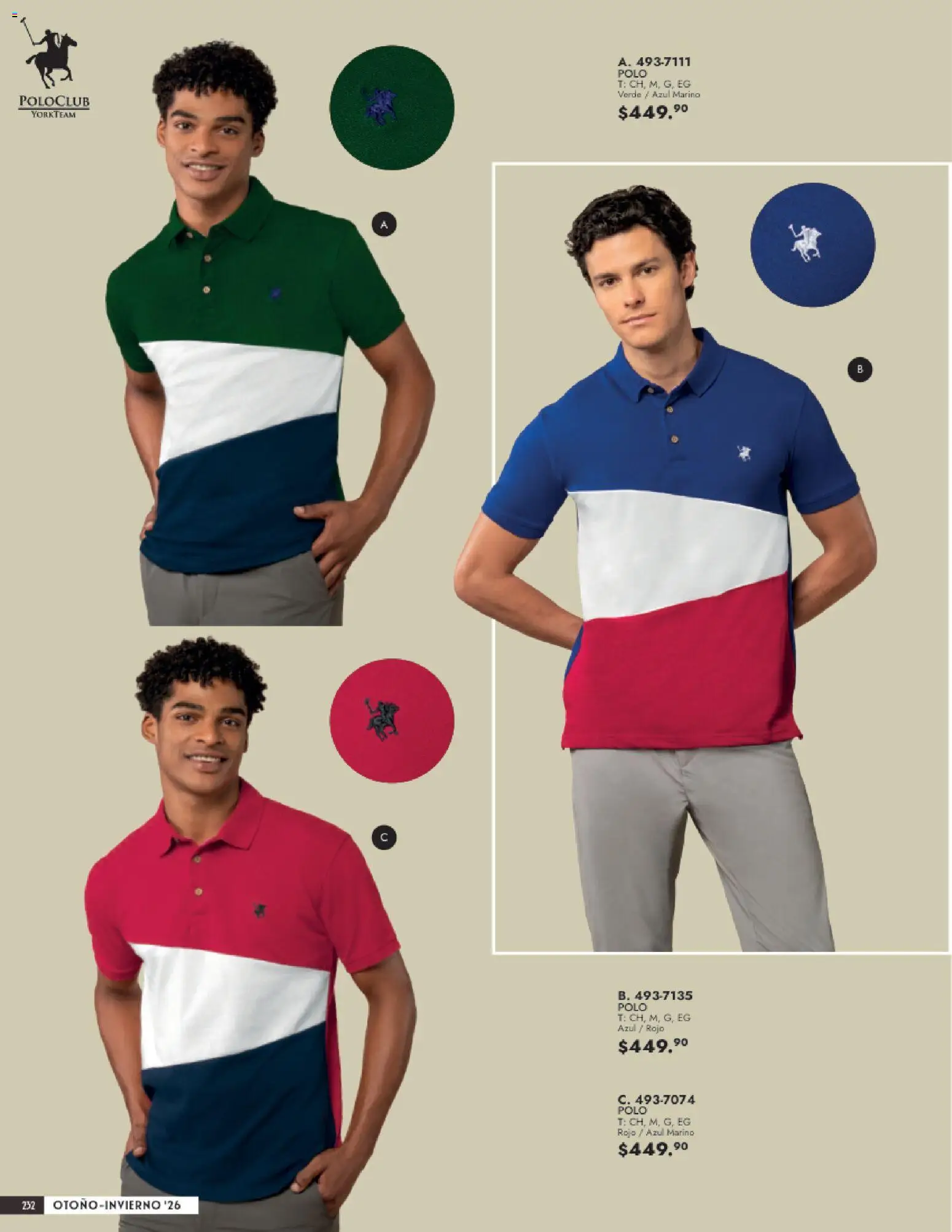 Nuevas ofertas de Andrea válidas en toda la República Mexicana desde el 23/08/2026. ¡Encuentra las mejores ofertas en Andrea catálogo Vestir Caballero! | Página: 74