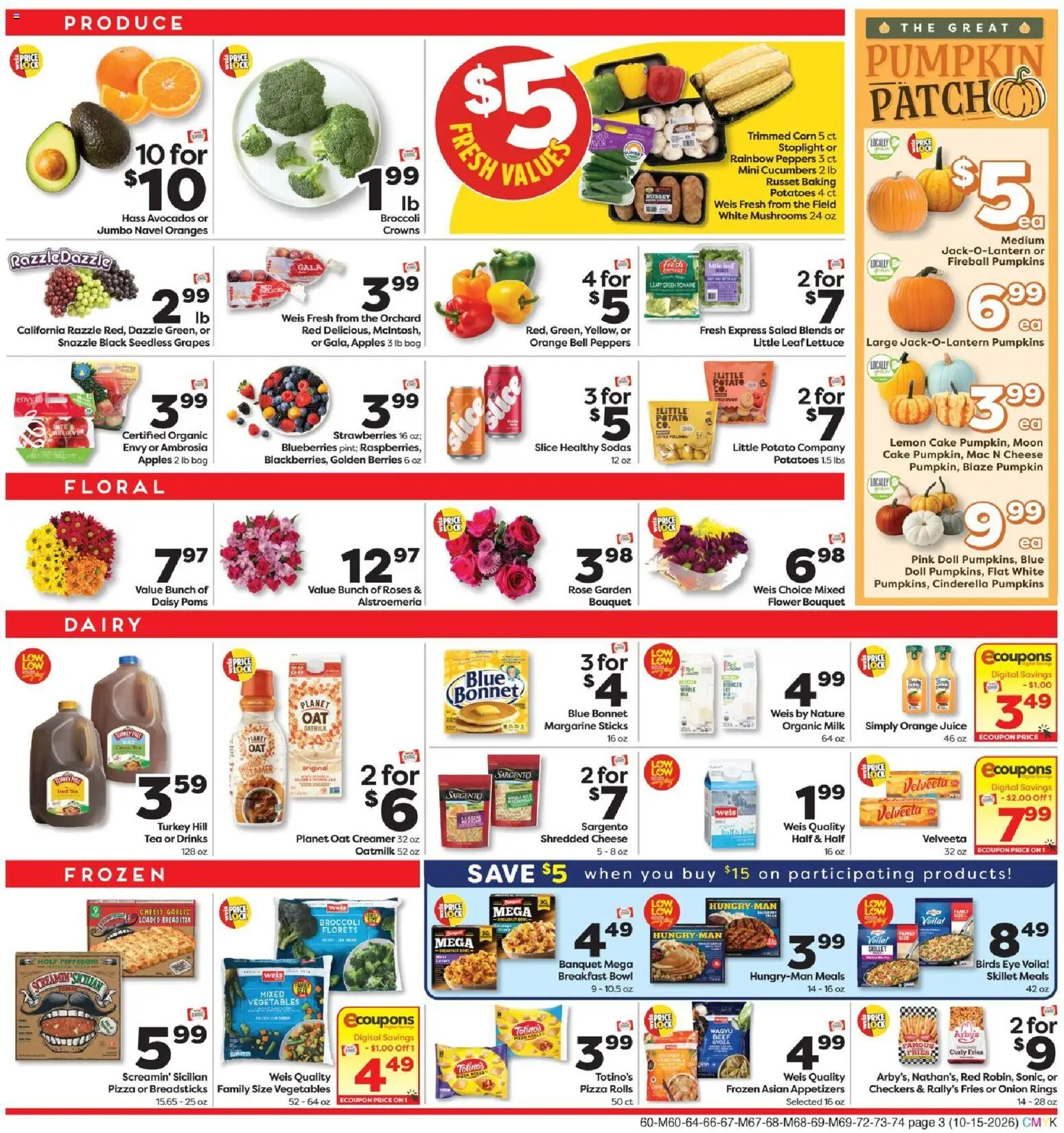 Weis Weekly Ad - valid from 10/15/2026 | Page: 3