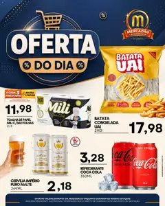 Mercadão Atacadista ofertas do Dia - Pré-Visualização do folheto da loja Mercadão Atacadista, válido de 08/10/2026