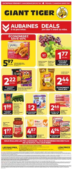 Preview of Giant Tiger Circulaire from shop Giant Tiger valid from Aug 19, 2026