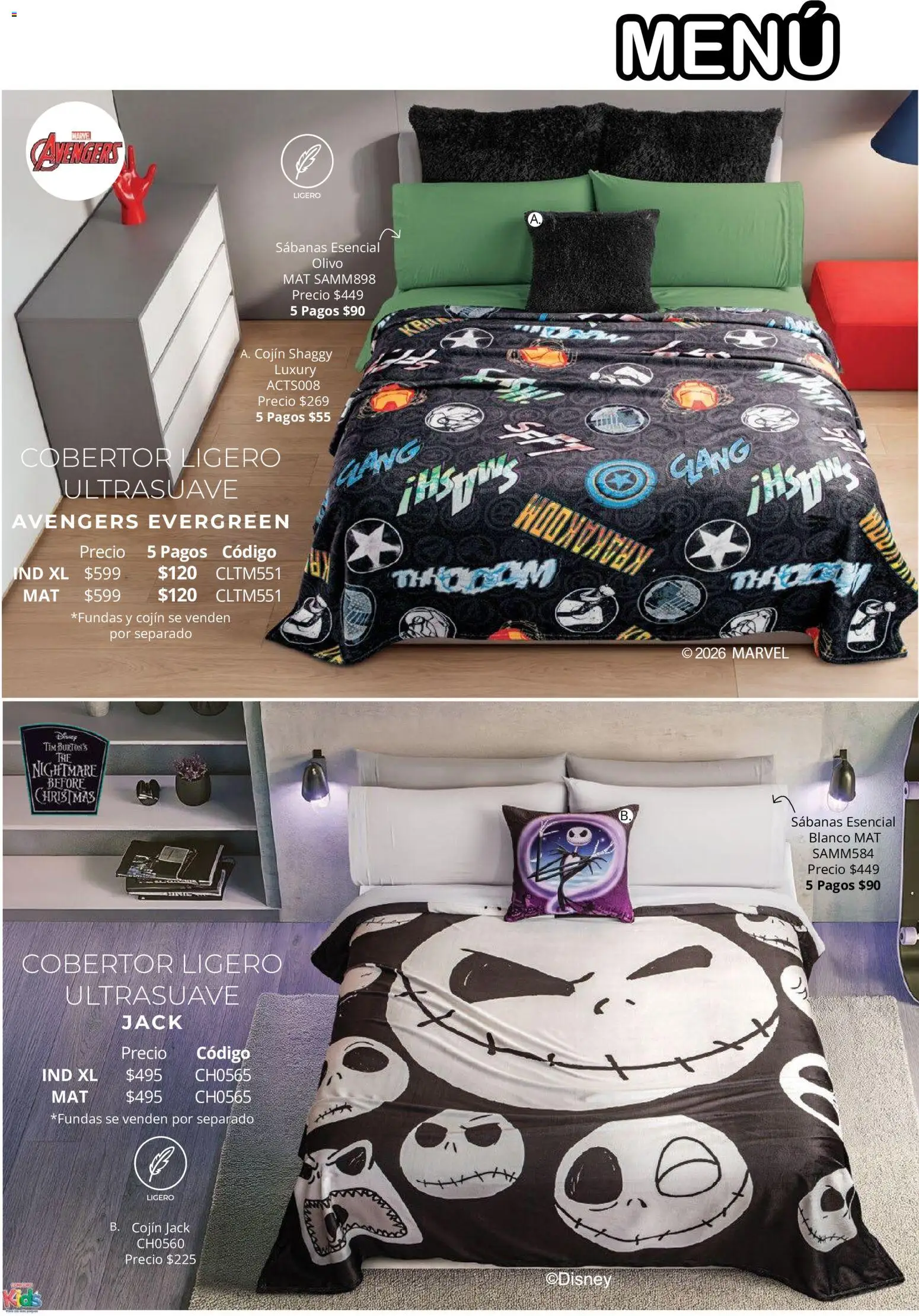 Nuevas ofertas de Colchas Concord válidas en toda la República Mexicana desde el 15/10/2026. ¡Encuentra las mejores ofertas en Colchas Concord catálogo Colección Infantil Para los más peques! | Página: 47