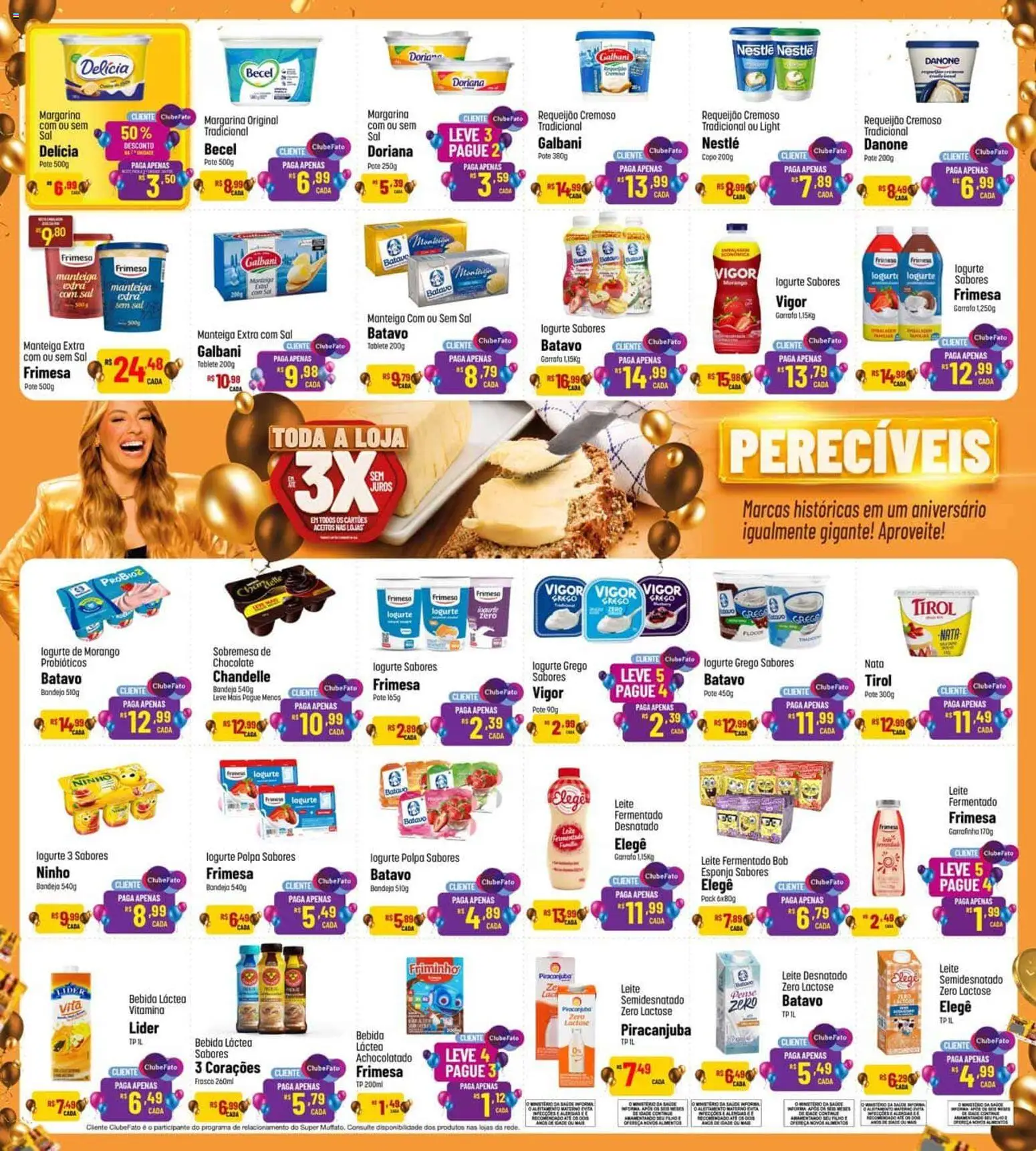 Super Muffato Folheto - válido de 13/08/2026 | Página: 17 | Produtos: Leite, Bebida, Sal, Margarina