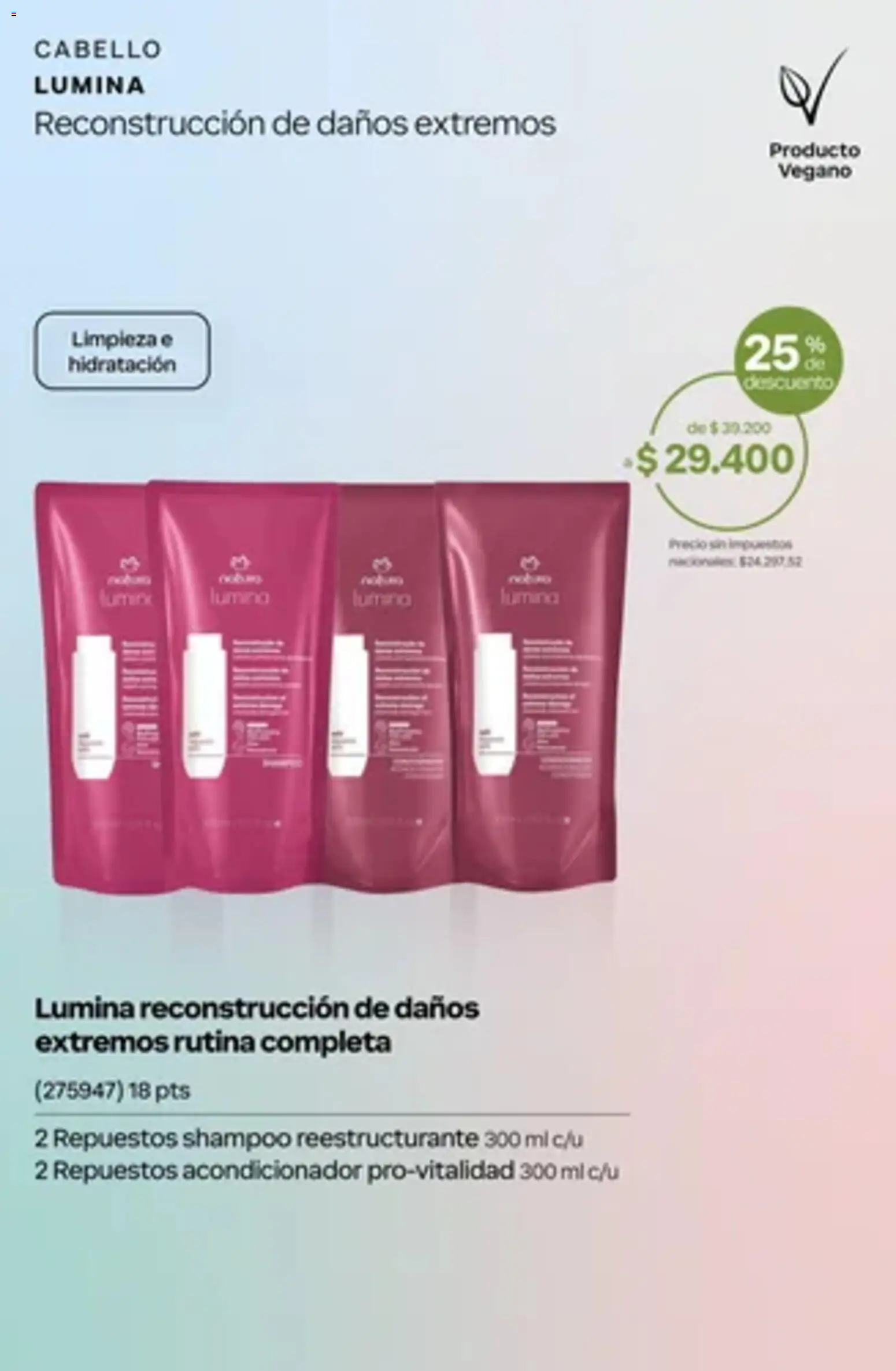 Catálogo Natura Ciclo 14 │ válido desde el 01/10/2026 | Página: 36 | Productos: Shampoo, Acondicionador
