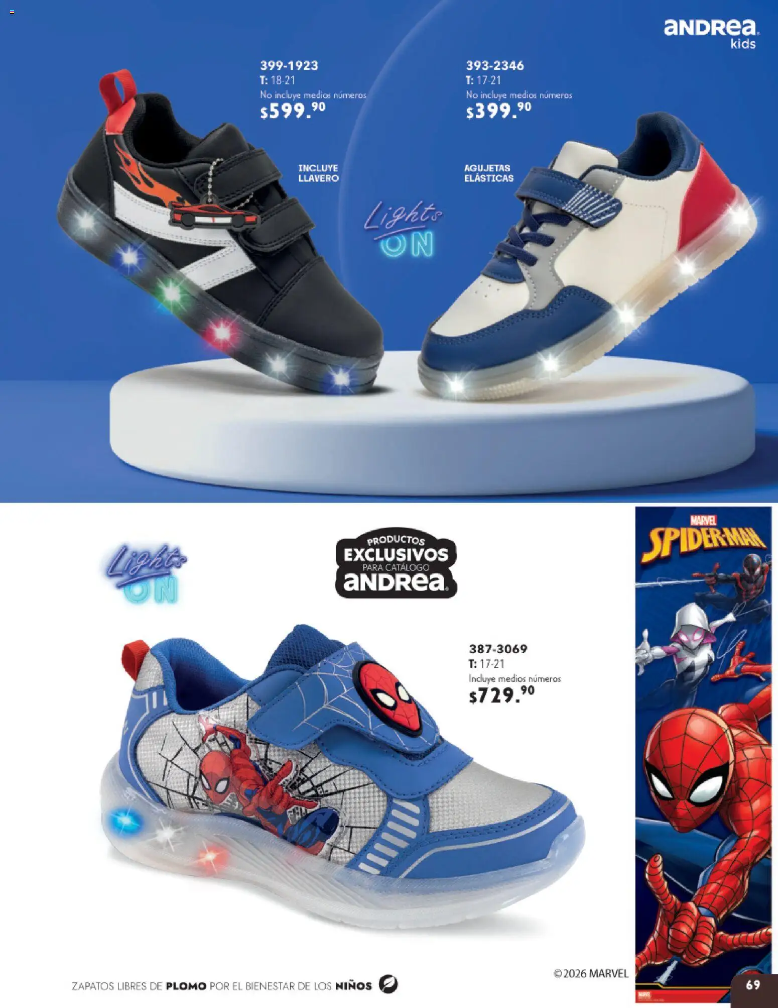 Nuevas ofertas de Andrea válidas en toda la República Mexicana desde el 23/08/2026. ¡Encuentra las mejores ofertas en Andrea catálogo Infantil! | Página: 69