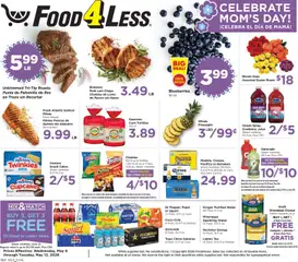 Preview of Food 4 Less weekly ads valid from 06.05.2026