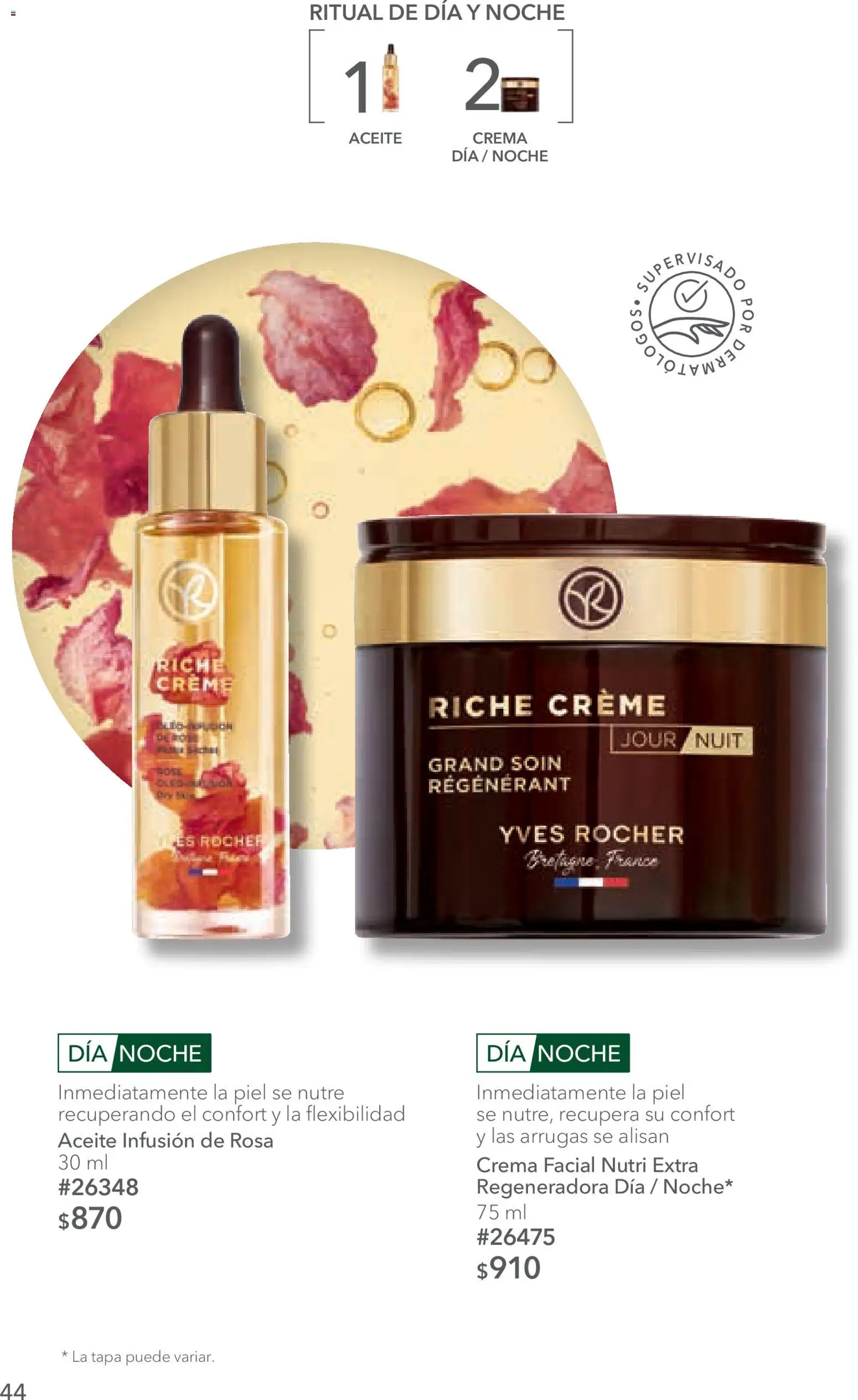 Nuevas ofertas de Yves Rocher válidas en toda la República Mexicana desde el 14/07/2026. ¡Encuentra las mejores ofertas en Yves Rocher campaña 10 2026! | Página: 44 | Productos: Crema, Aceite