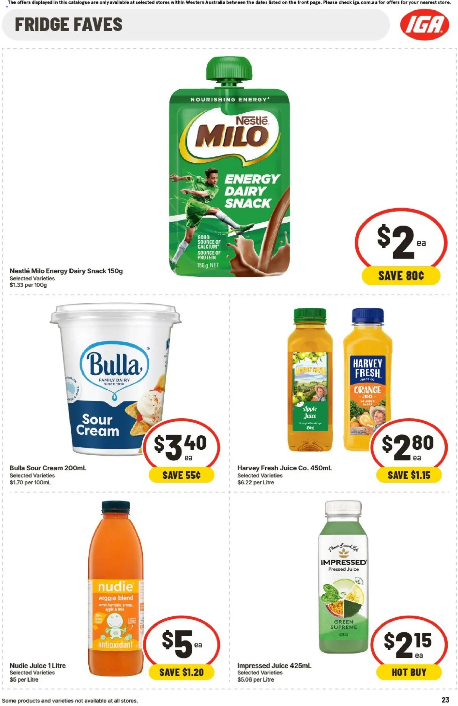 IGA catalogue - valid from 20.05.2026 | Page: 26 | Products: Dairy, Cream, Sugar, Fridge