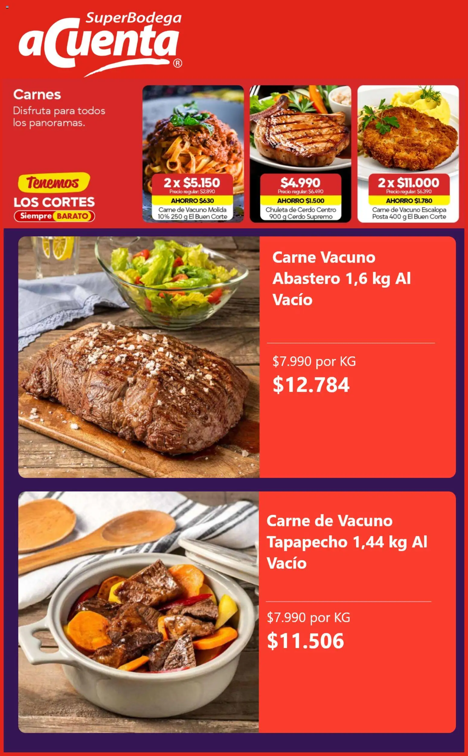 Super Bodega aCuenta Ofertas │ válido desde el 19.05.2026 | Página: 3 | Productos: Cerdo, Escalopa