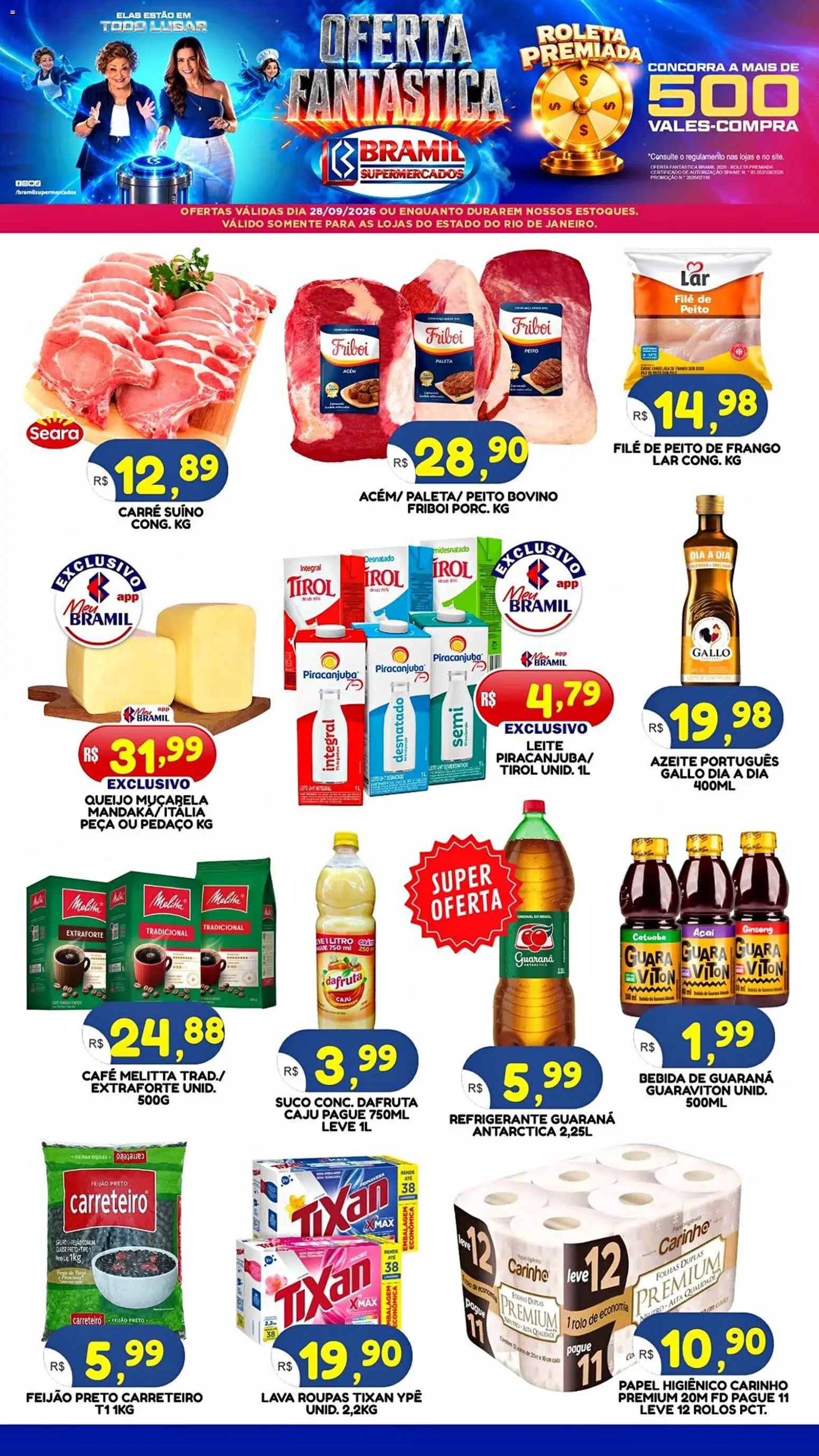 Bramil Supermercados Segunda-feira 28 Setembro