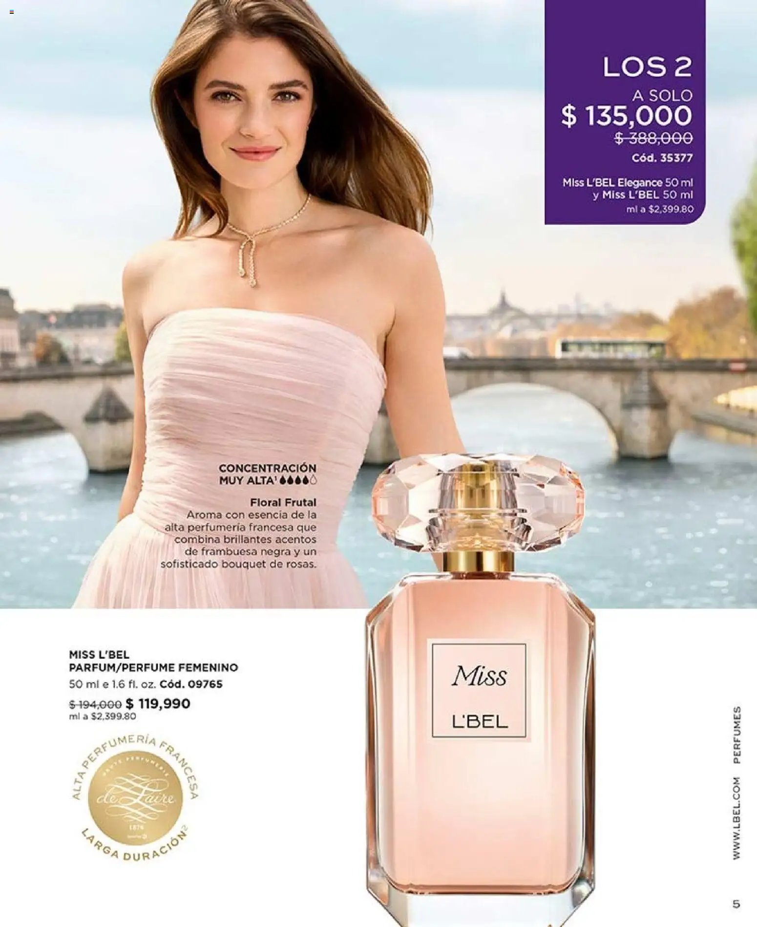 L'Bel revista - valida desde el 17/08/2026 | Página: 5 | Productos: Perfumes