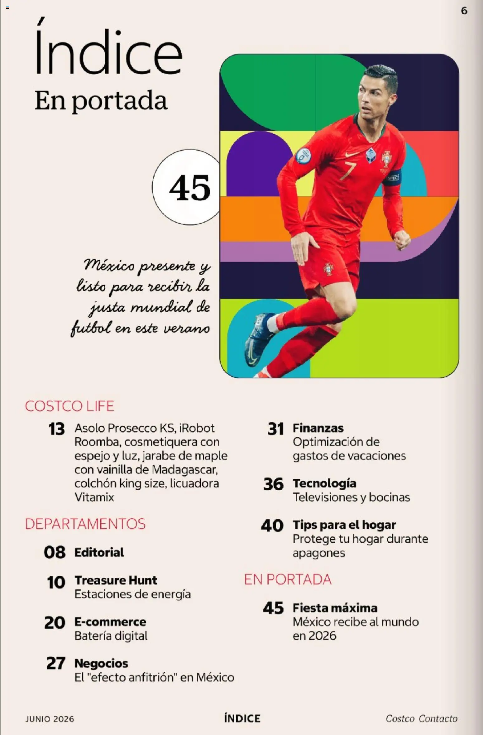 Nuevas ofertas de Costco válidas en toda la República Mexicana desde el 01.06.2026. ¡Encuentra las mejores ofertas en Costco Revista Junio 2026! | Página: 6 | Productos: Licuadora, Colchón, Batería, Espejo