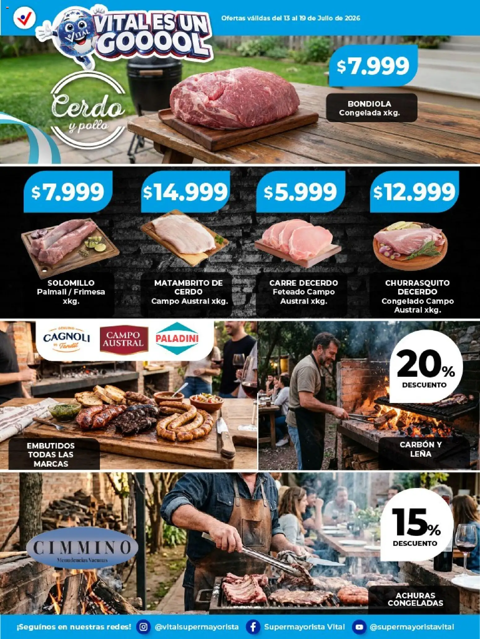Vital - Especial de frescos │ válido desde el 13/07/2026 | Página: 3 | Productos: Cerdo