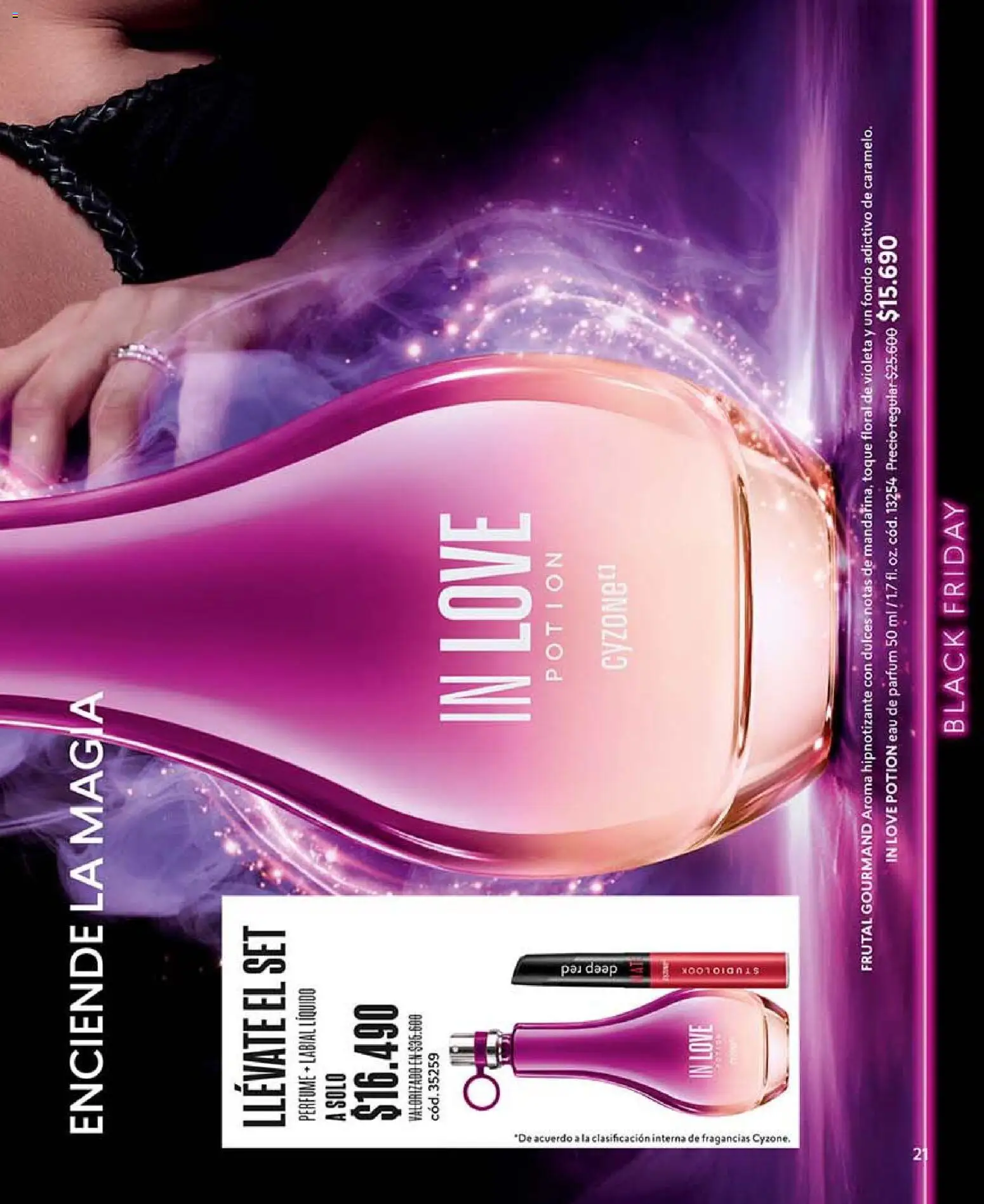 Catálogo CyZone Campaña 16 │ válido desde el 28.09.2026 | Página: 21 | Productos: Perfume, Dulces, Labial
