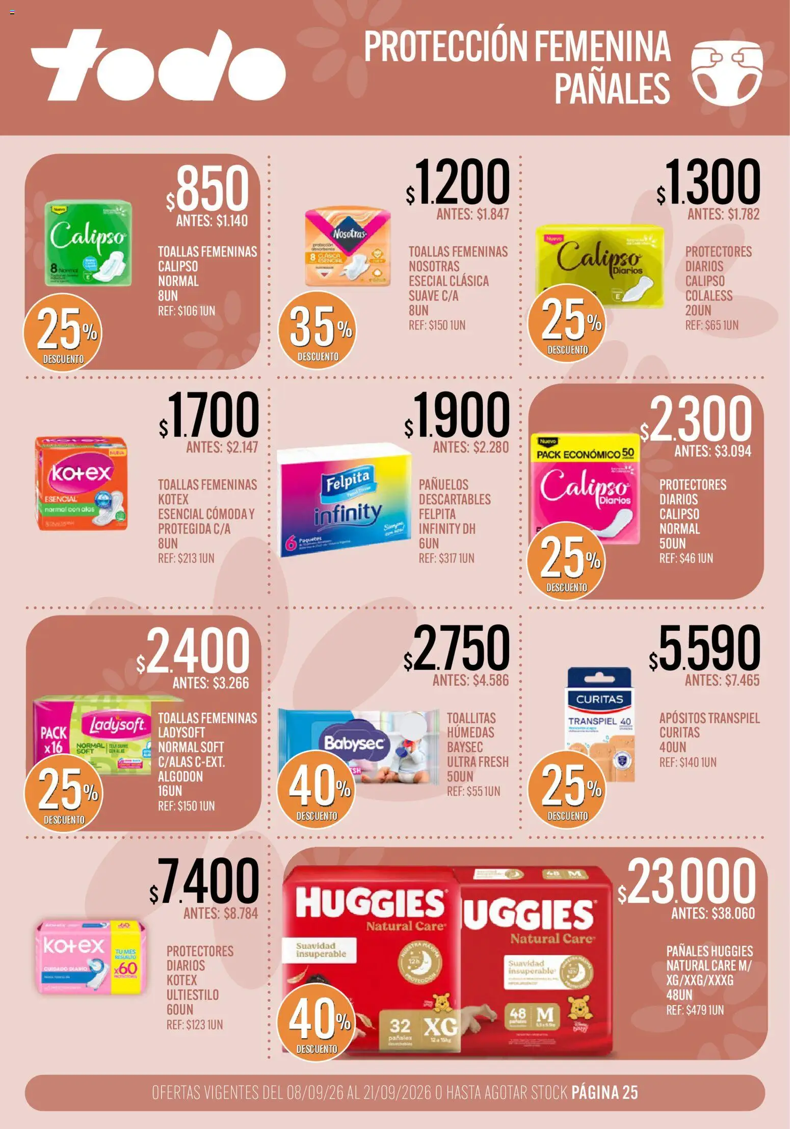 Supermercados TODO catálogo │ válido desde el 08/09/2026 | Página: 25