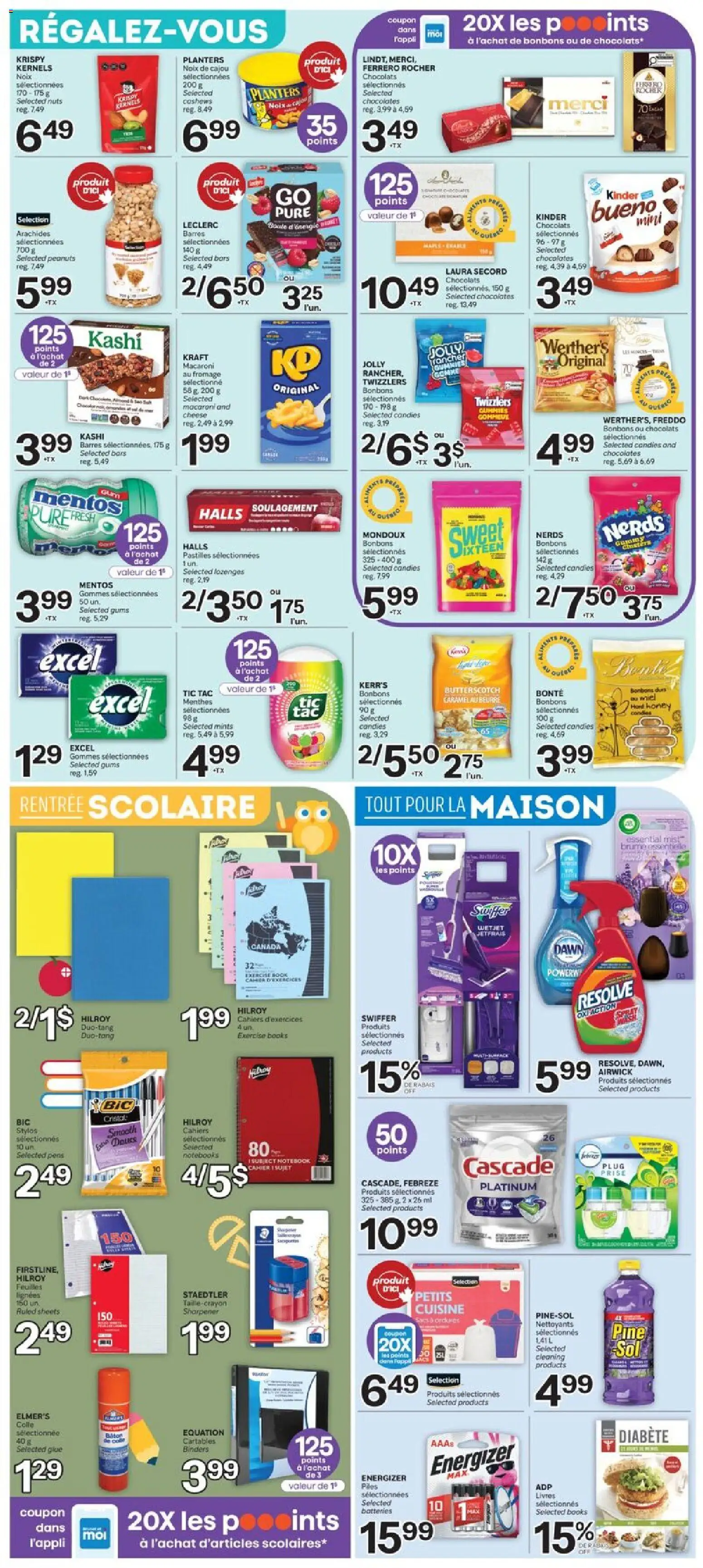 Brunet flyer valid from Aug 27, 2026 | Page: 8 | Products: Candies, Honey, Batteries, Cheese