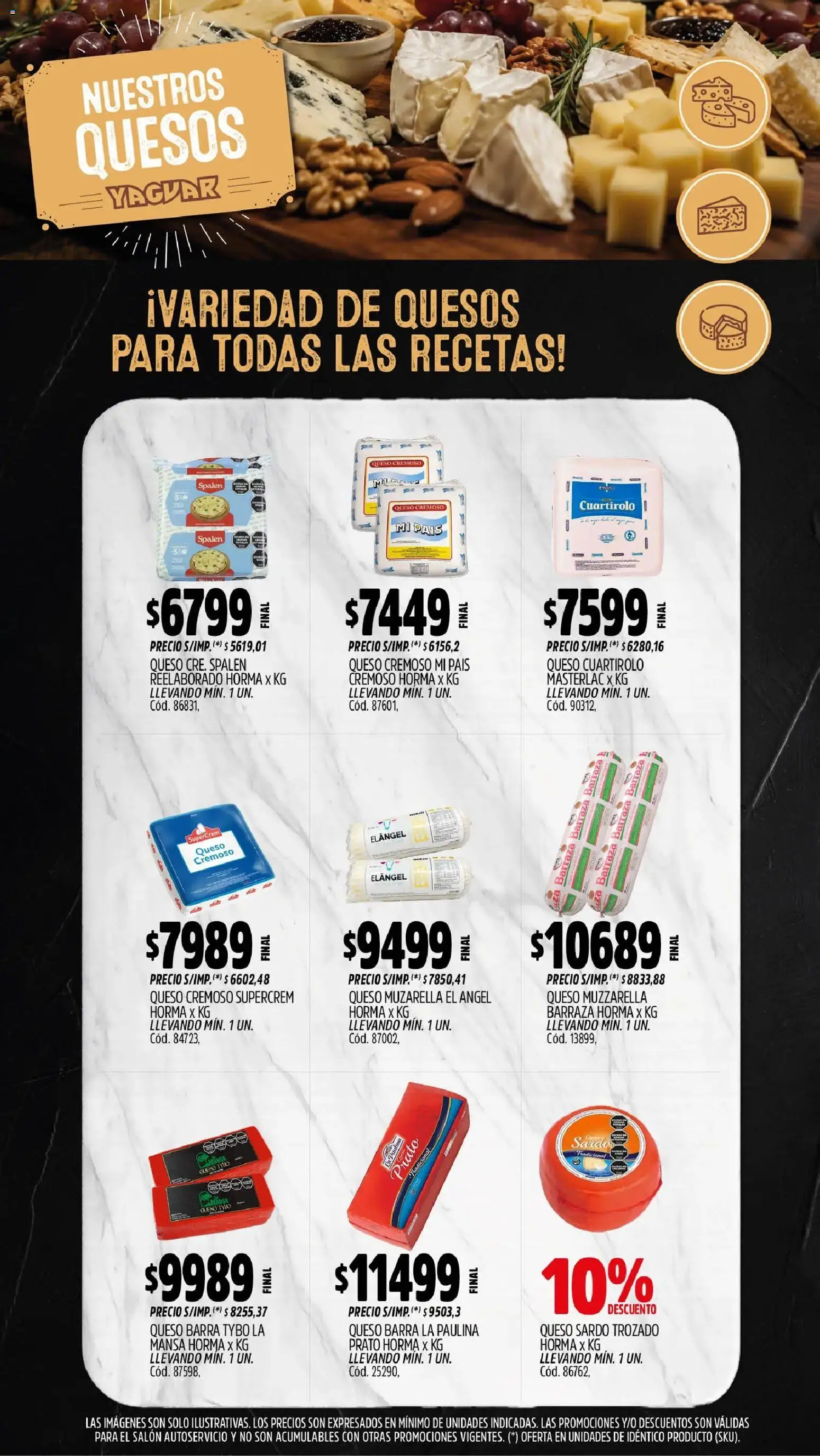 Yaguar - Oferta Semanal Parque Chacabuco │ válido desde el 31/08/2026 | Página: 8 | Productos: Muzzarella, Queso