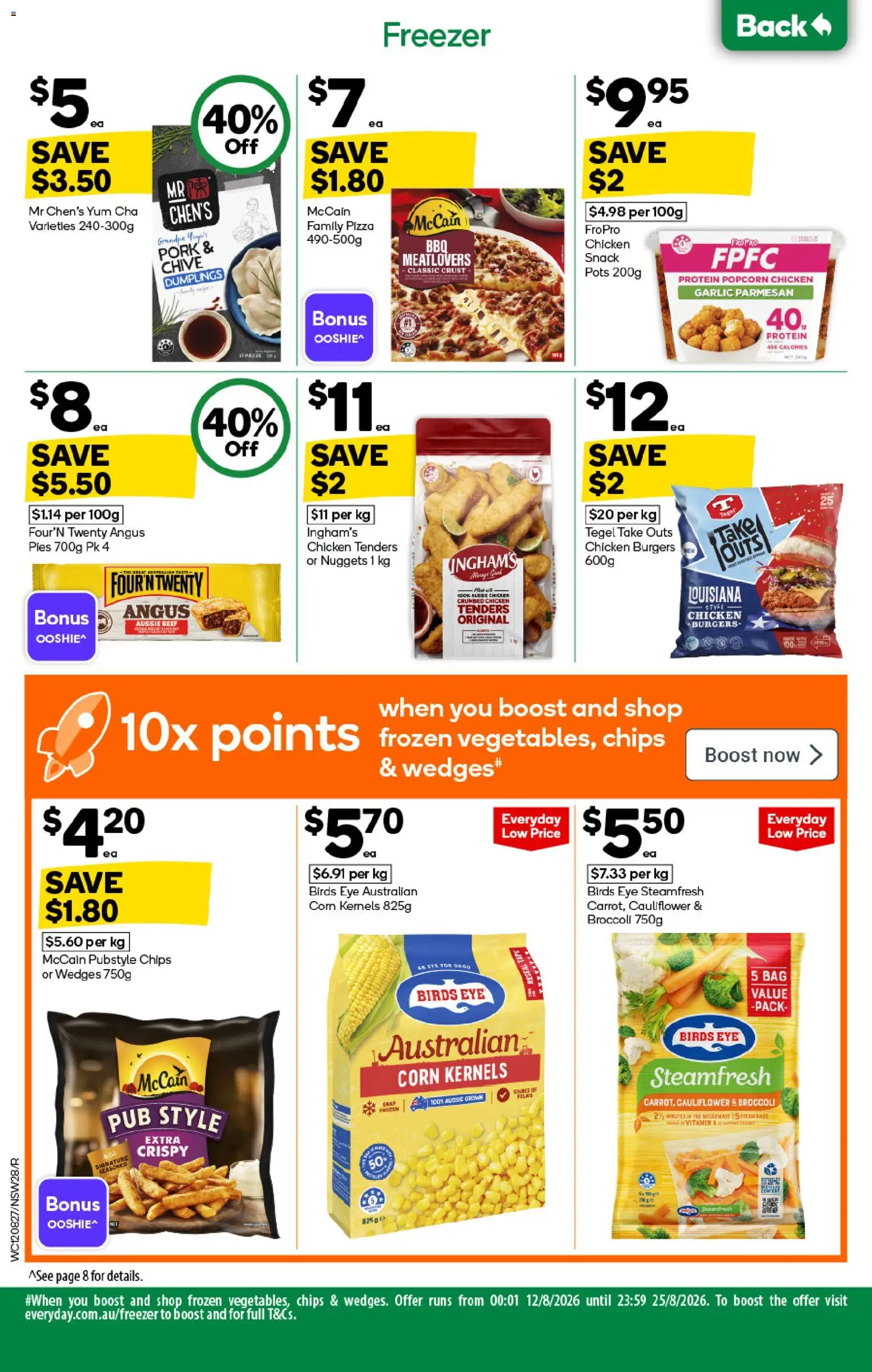Woolworths catalogue - valid from 12/08/2026 | Page: 28 | Products: Pots, Protein, Burgers, Garlic