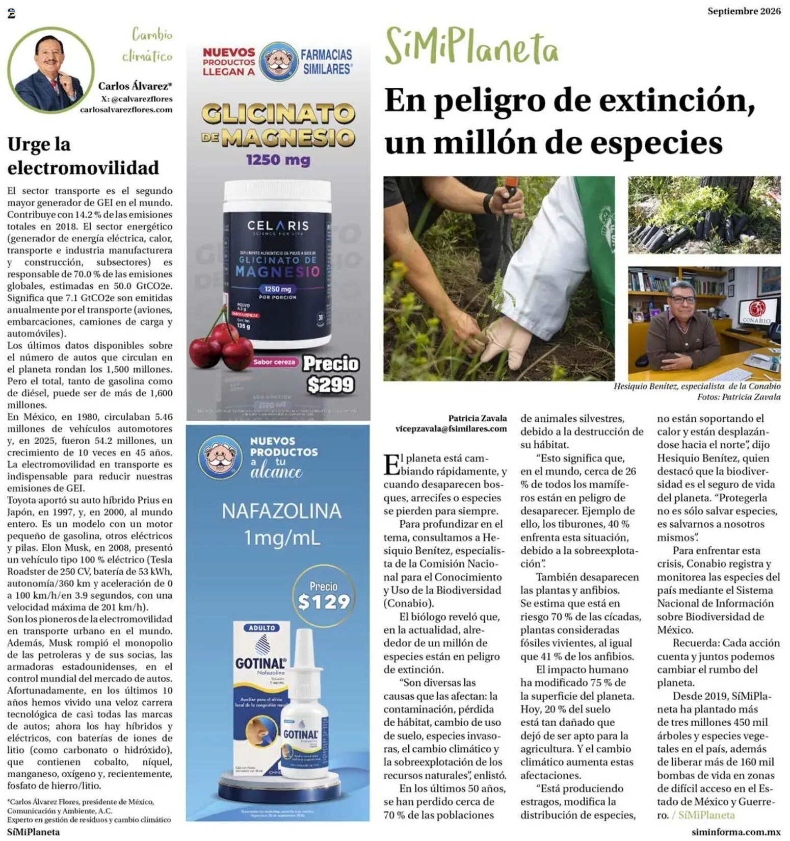 Nuevas ofertas de Farmacias Similares válidas en toda la República Mexicana desde el 01/09/2026. ¡Encuentra las mejores ofertas en Farmacias Similares catálogo AyuPADi, la voz que se levanta! | Página: 2 | Productos: Batería, Polvo, Sobre