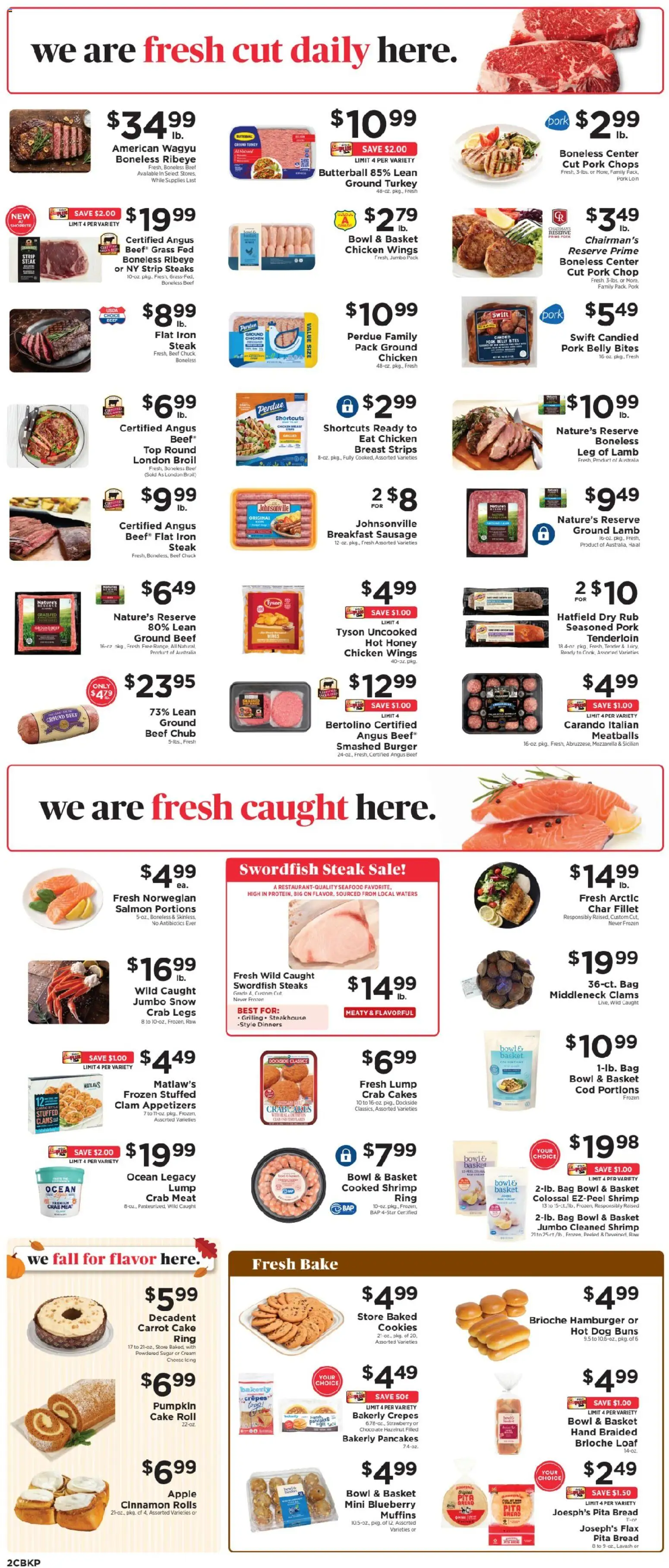 ShopRite Weekly Ad - valid from 09/13/2026 | Page: 3 | Products: Shrimp, Carrot, Crepes, Beet