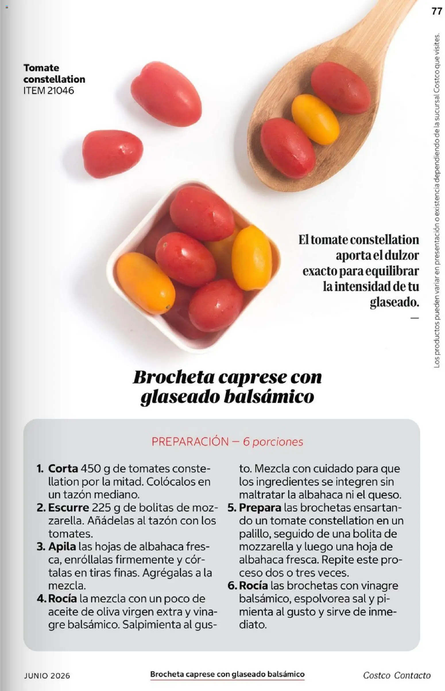 Nuevas ofertas de Costco válidas en toda la República Mexicana desde el 01.06.2026. ¡Encuentra las mejores ofertas en Costco Revista Junio 2026! | Página: 77 | Productos: Vinagre, Aceite de oliva, Aceite, Tomates