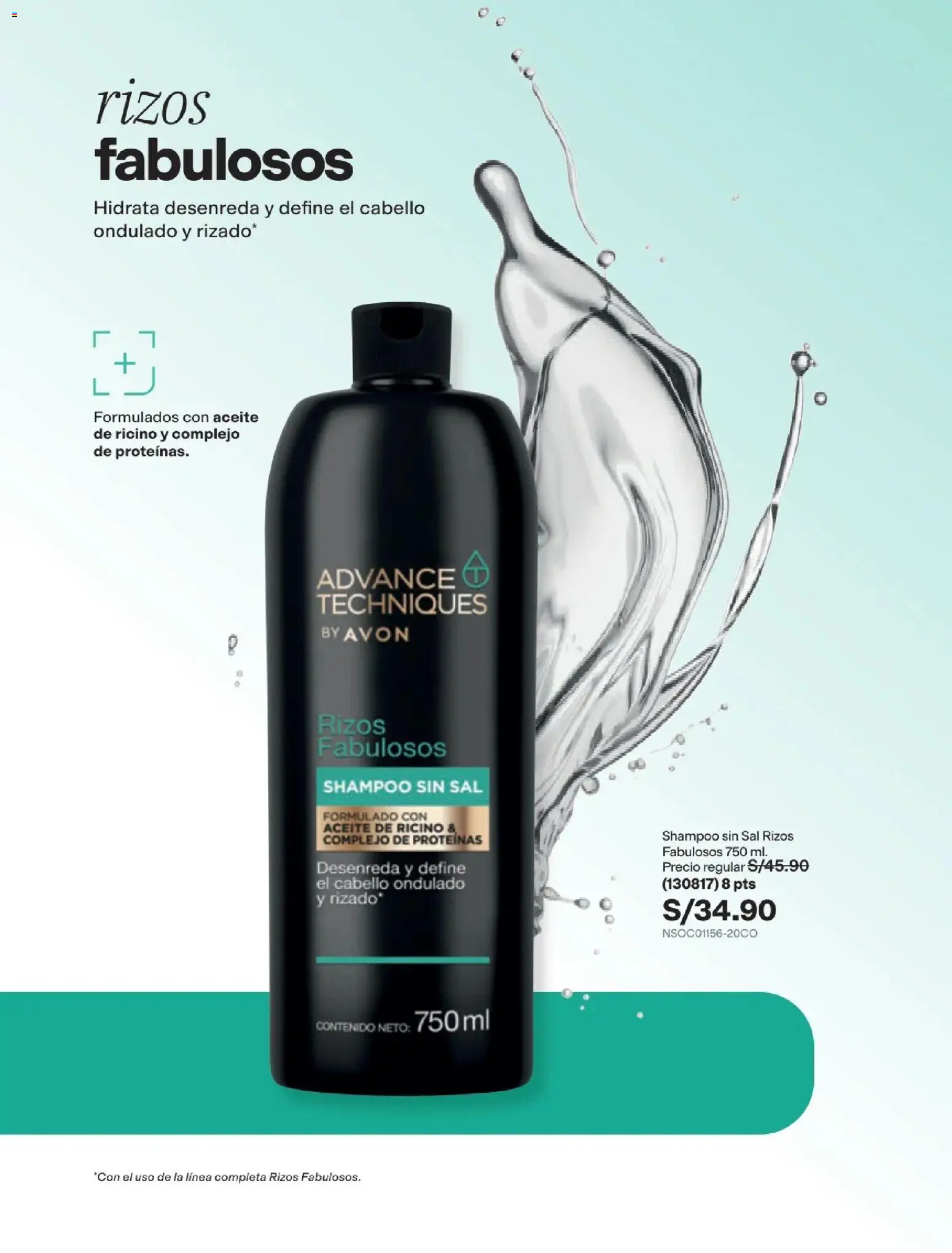 Catálogo Avon válido desde 29/08/2026 | Página: 160 | Productos: Shampoo, Sal, Aceite
