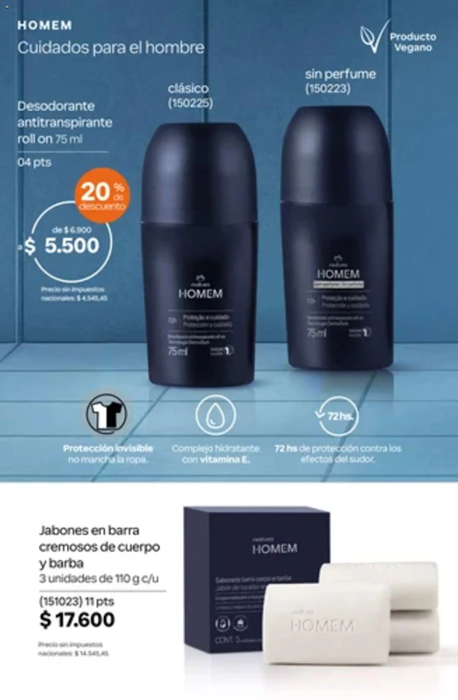 Catálogo Natura Ciclo 14 │ válido desde el 01/10/2026 | Página: 120 | Productos: Perfume, Desodorante, Antitranspirante