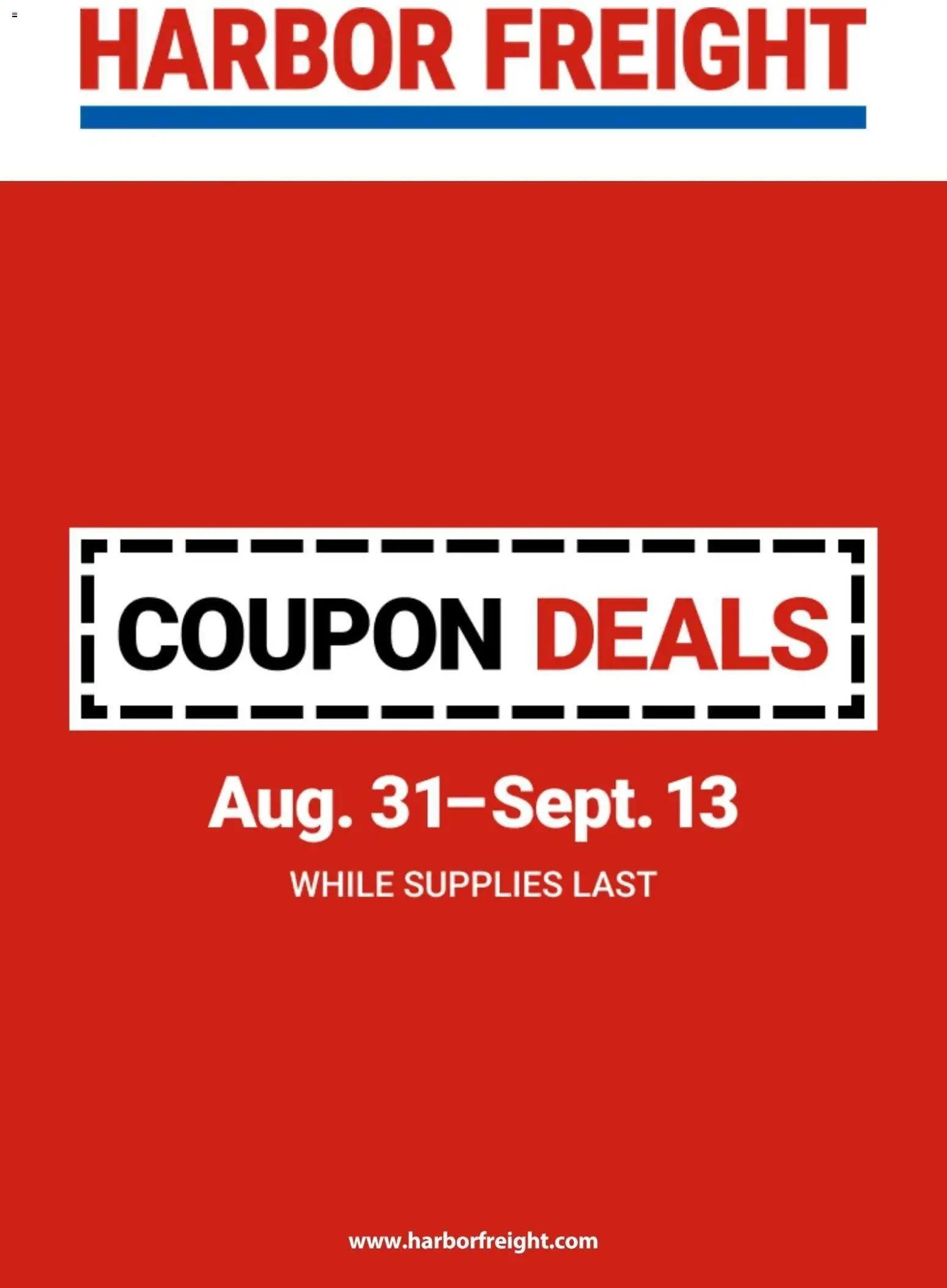 Harbor Freight Weekly Ad - valid from 08/31/2026 | Page: 1