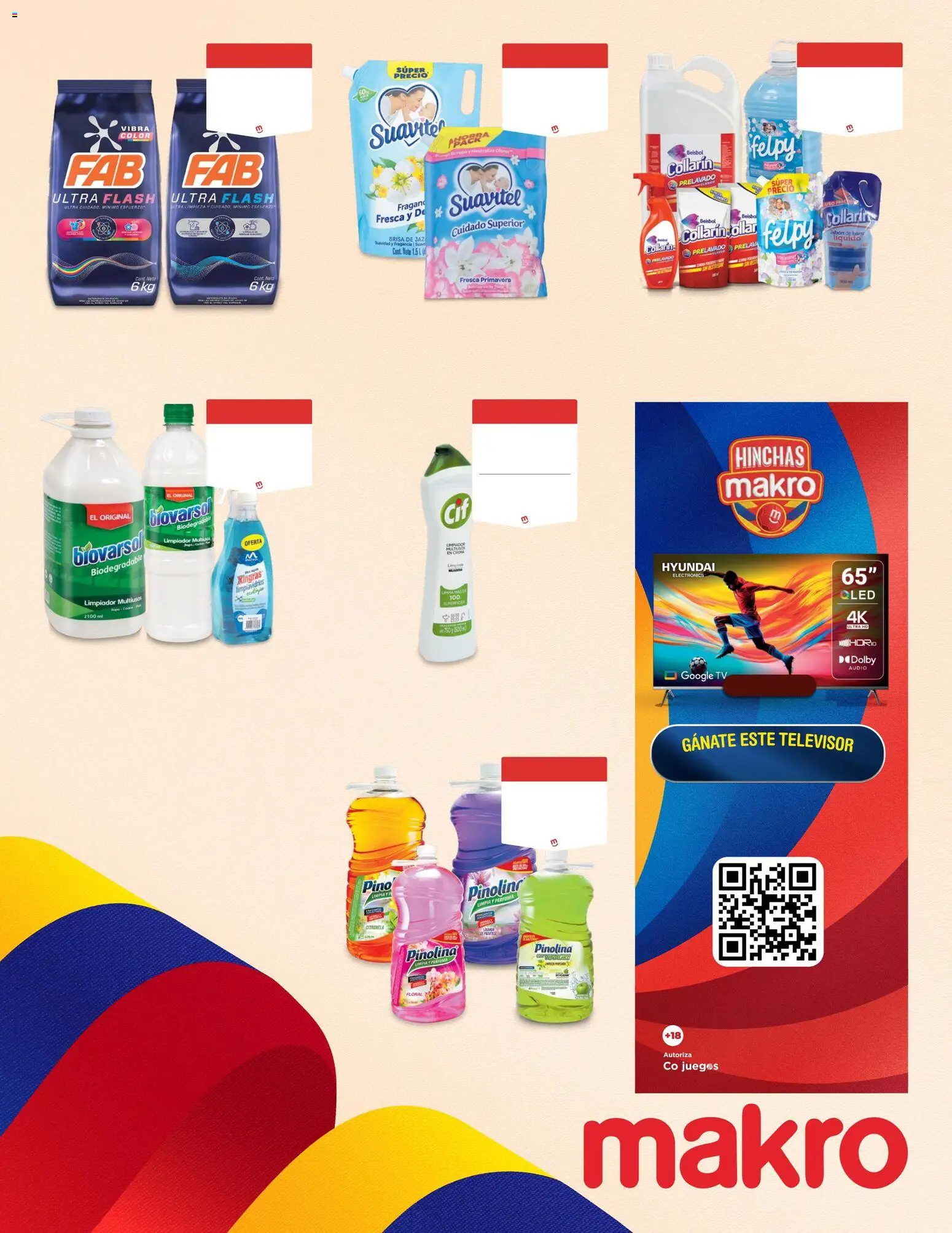 Makro revista - valida desde el 03/07/2026 | Página: 27 | Productos: Televisor, Audio, Limpiador, Fragancia