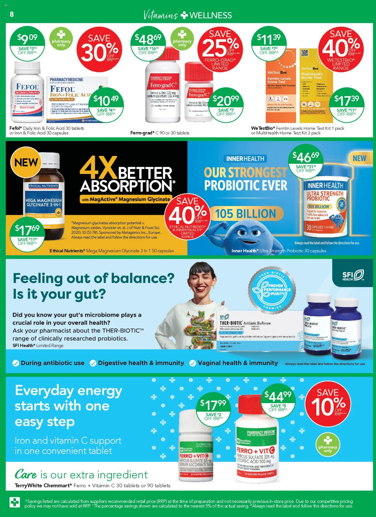 Terry White catalogue - valid from 10/09/2026 | Page: 8 | Products: Food, Protein, Capsules, Peach