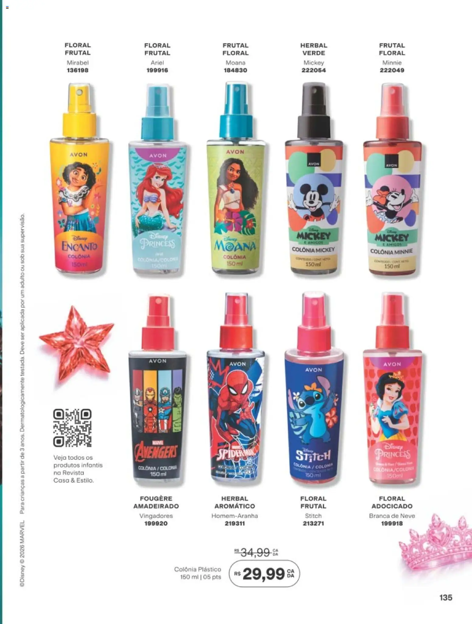Avon Folheto - válido de 10/08/2026 | Página: 135 | Produtos: Revista