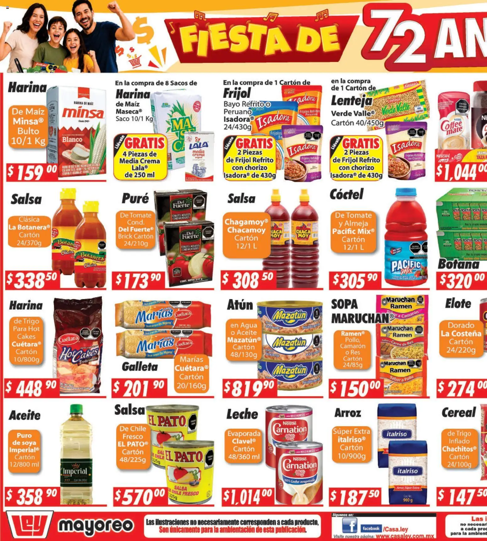 Nuevas ofertas de Casa Ley válidas en toda la República Mexicana desde el 14/09/2026. ¡Encuentra las mejores ofertas en Casa Ley folleto! | Página: 5 | Productos: Maíz, Sopa, Carne, Puré