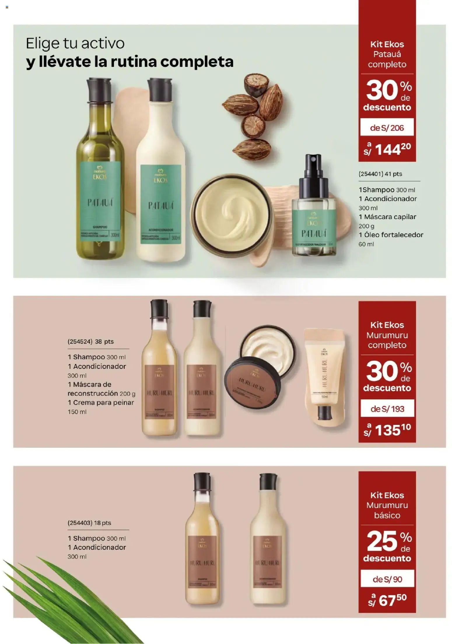 Catálogo Natura válido desde 05.05.2026 | Página: 132 | Productos: Máscara, Shampoo, Acondicionador, Crema