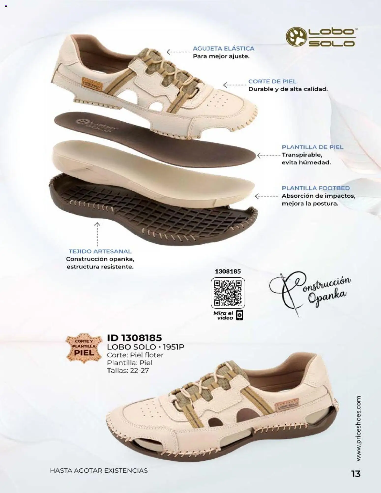 Nuevas ofertas de Price Shoes válidas en toda la República Mexicana desde el 23.04.2026. ¡Encuentra las mejores ofertas en Price Shoes catálogo Especial Confort! | Página: 13 | Productos: Video