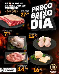 Mercadão Atacadista ofertas Carne - Pré-Visualização do folheto da loja Mercadão Atacadista, válido de 21.05.2026