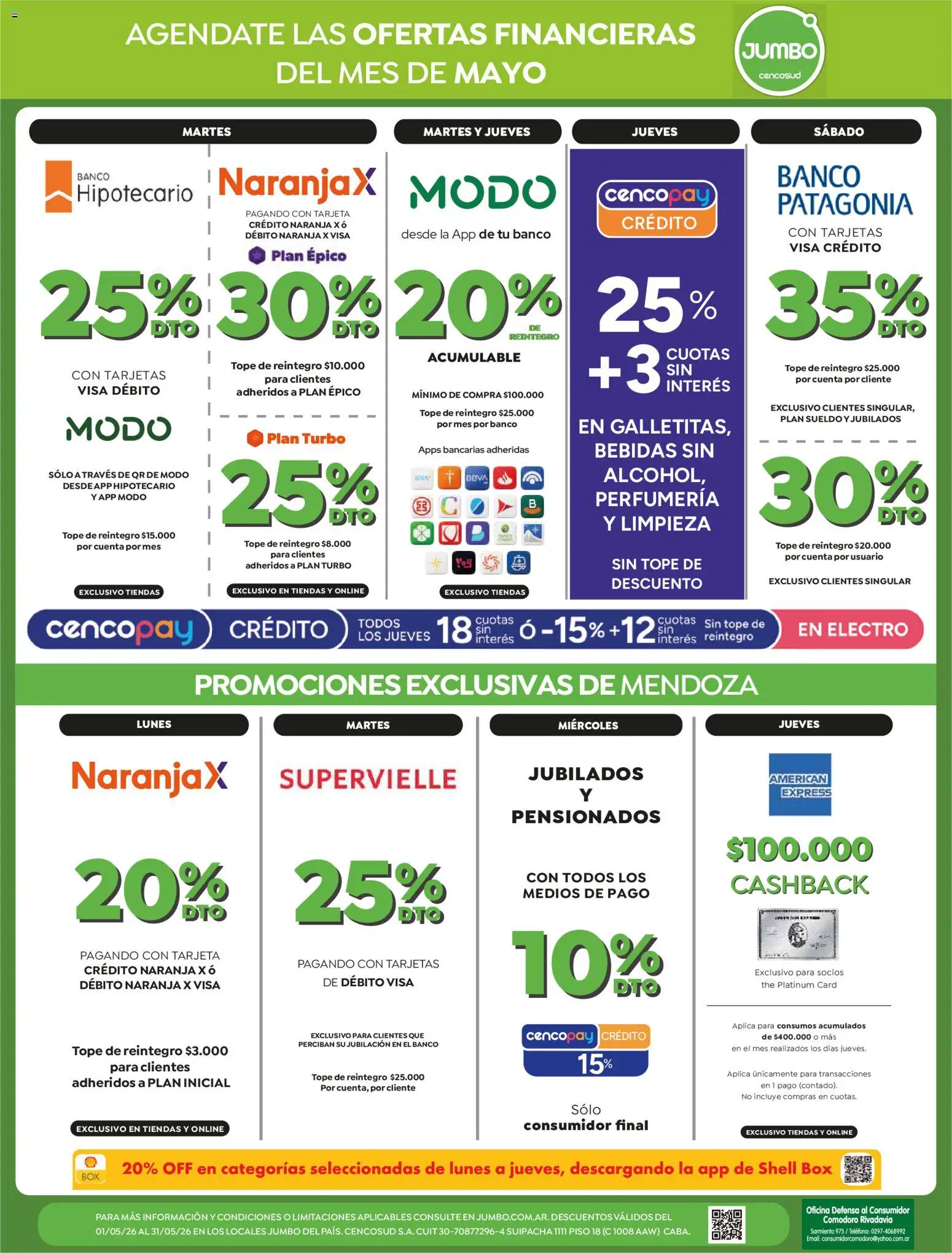 Jumbo - Ofertas | Interior │ válido desde el 18.05.2026 | Página: 3 | Productos: Teléfono, Banco