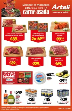 Vista previa de Arteli folleto Carnita Asada Valles, nuevo folleto de la tienda, válido en México a partir del 11/09/2026