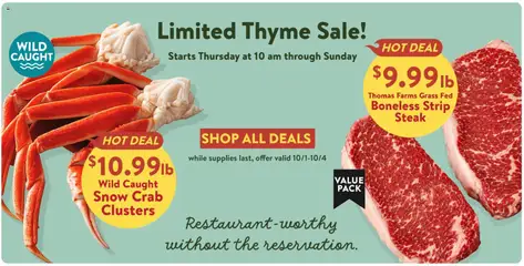 Preview of Fresh Thyme weekly ads valid from 09/30/2026