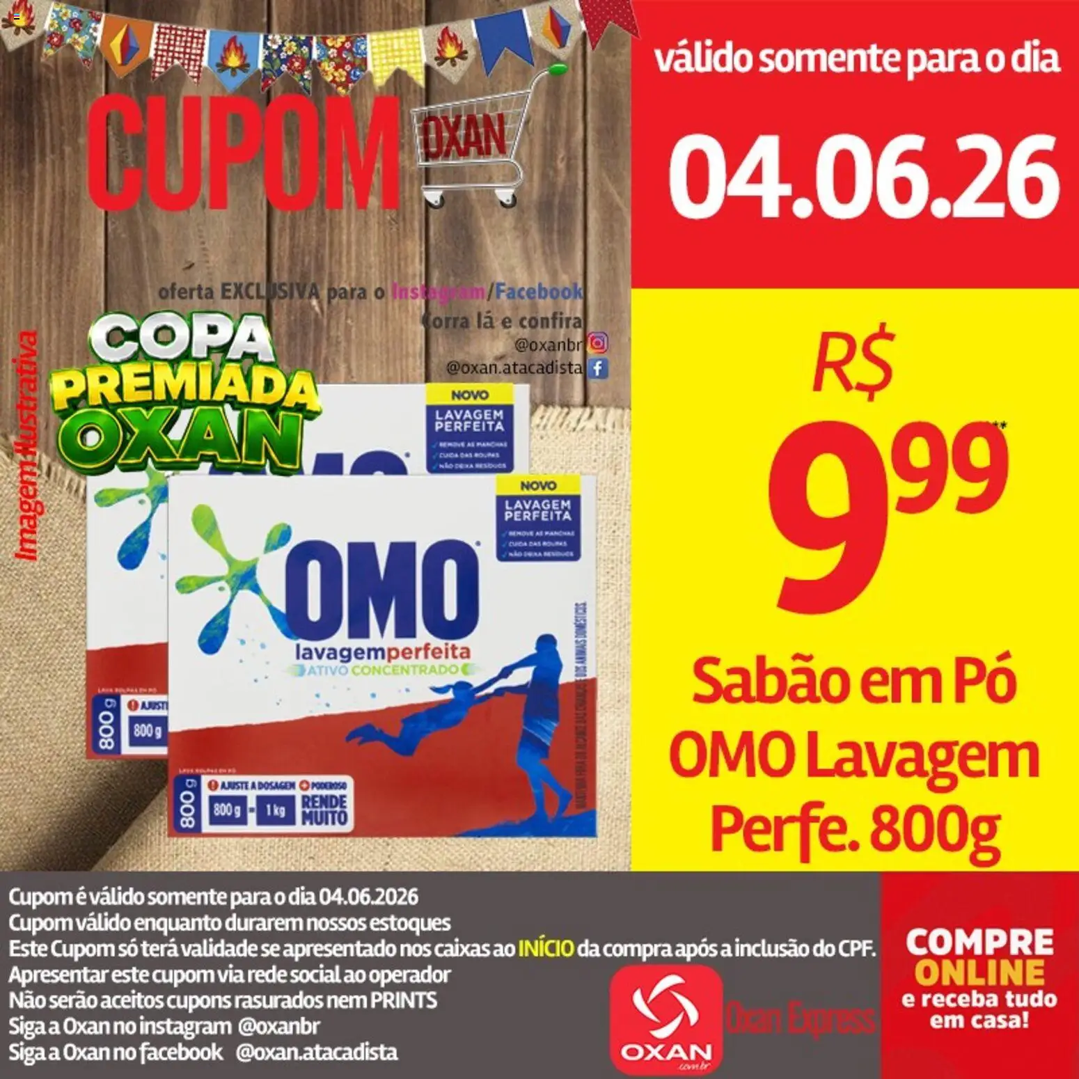 Oxan Atacadista Folheto - válido de 04.06.2026 | Página: 11 | Produtos: Pó, Sabão, Sabão em pó, Copa