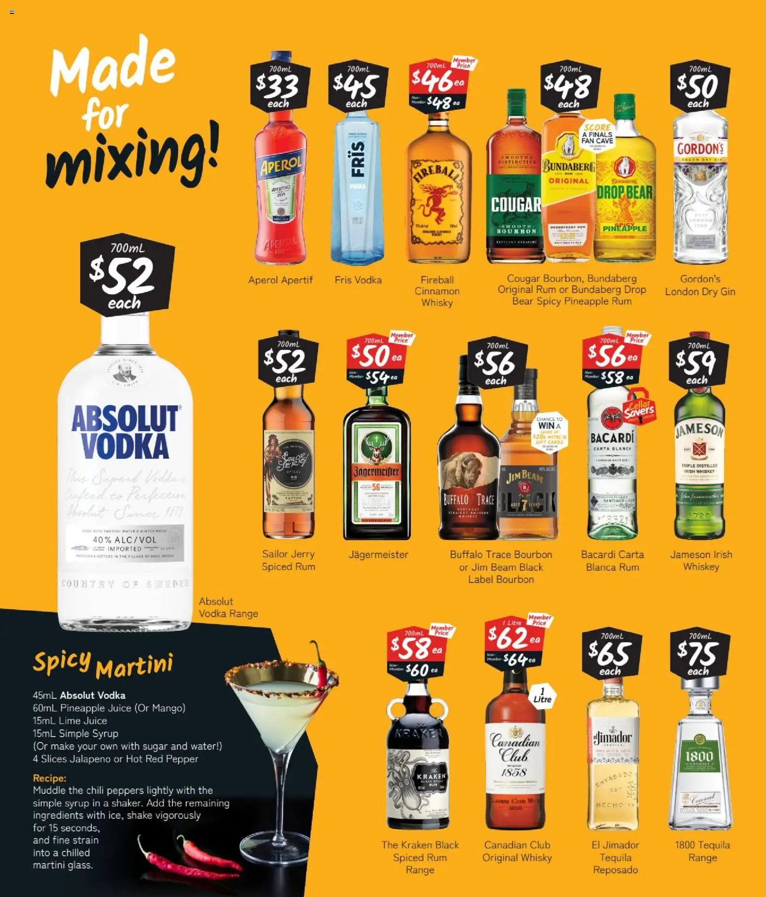 Cellarbrations catalogue - valid from 21/09/2026 | Page: 5 | Products: Syrup, Bourbon, Pepper, Lime