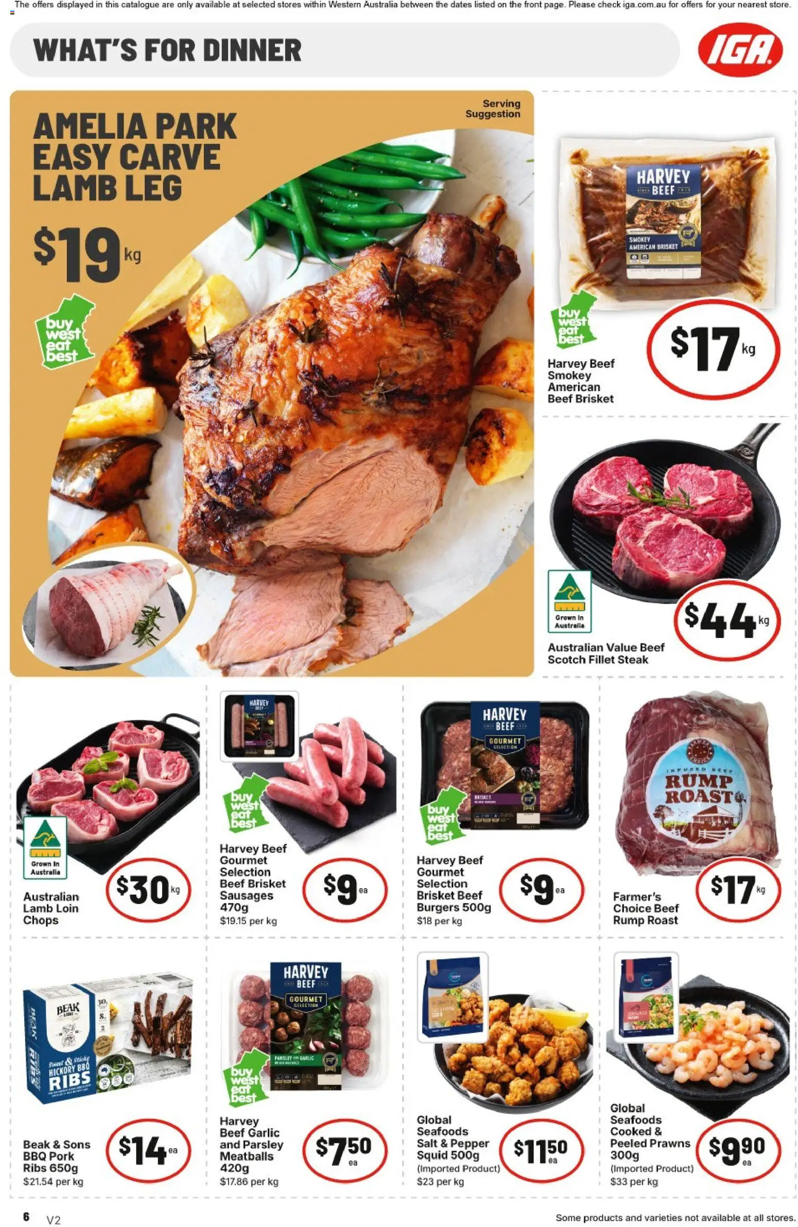 IGA catalogue - valid from 15/07/2026 | Page: 7 | Products: Lamb, Beef, Pepper, Parsley