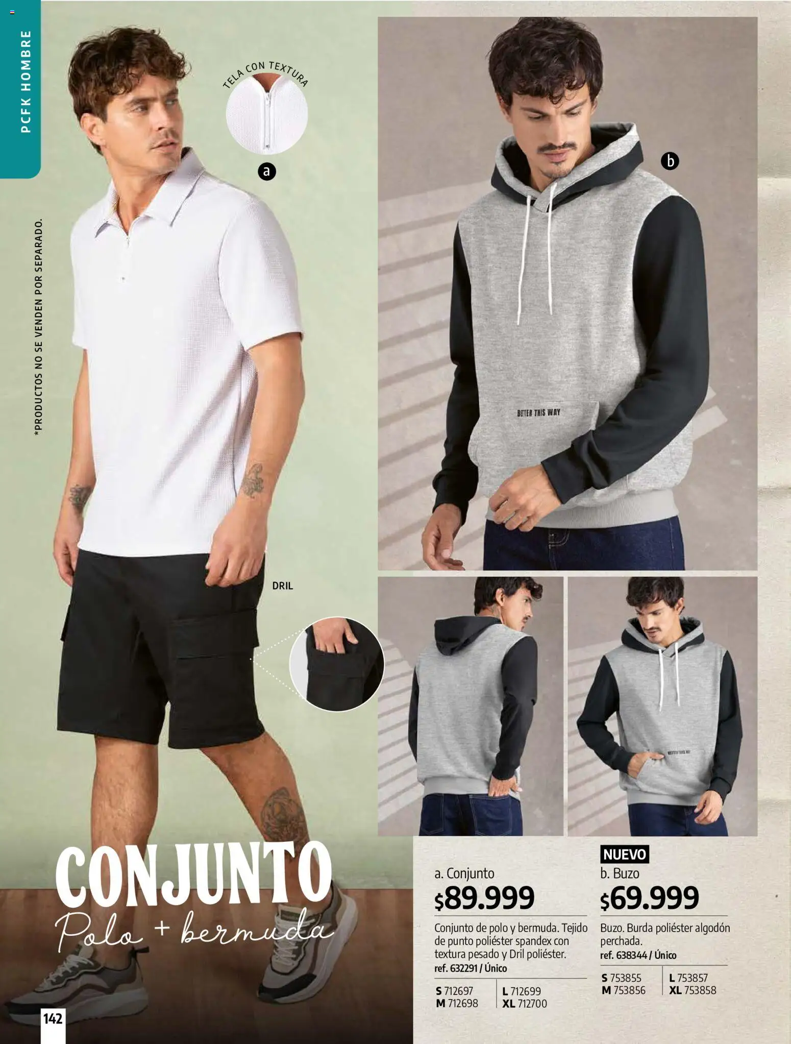 Pacifika revista - valida desde el 21/07/2026 | Página: 141 | Productos: Algodón, Bermuda, Buzo, Conjunto