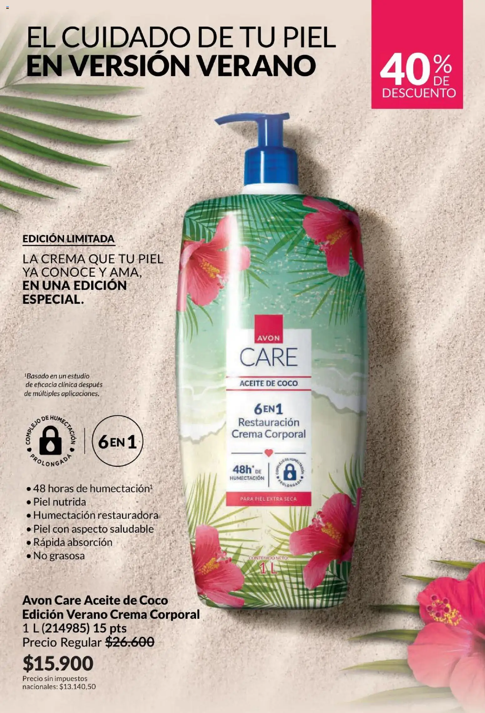 Catálogo AVON Campaña 4/2026 │ válido desde el 01/04/2026 | Página: 150 | Productos: Aceite de coco, Coco, Aceite, Crema