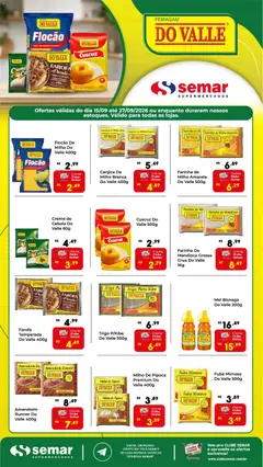 Semar Supermercado ofertas do Valle - Pré-Visualização do folheto da loja Semar Supermercado, válido de 15/09/2026