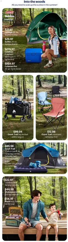 Preview of Walmart flyer - Make summera splash! from shop Walmart valid from 07.05.2026 | Page: 14 | Products: Tights, Bag, Mattress, Chair