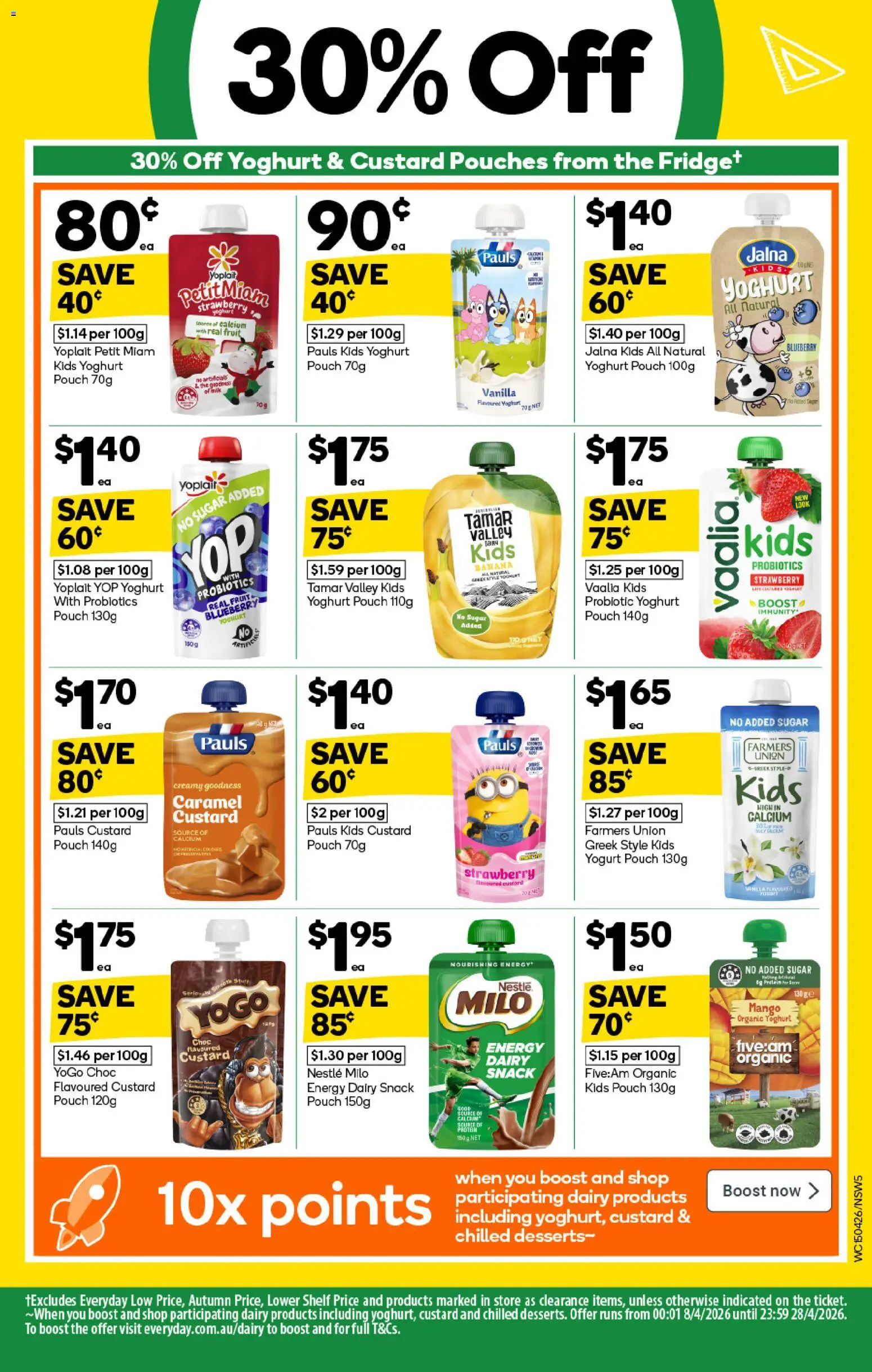Woolworths catalogue - valid from 15.04.2026 | Page: 5 | Products: Shelf, Dairy, Yoghurt, Fridge