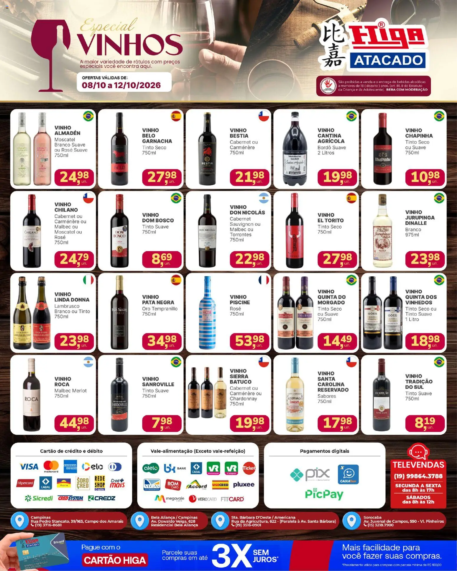 Higa Atacado Quinta-feira 8 Outubro Ofertas Top