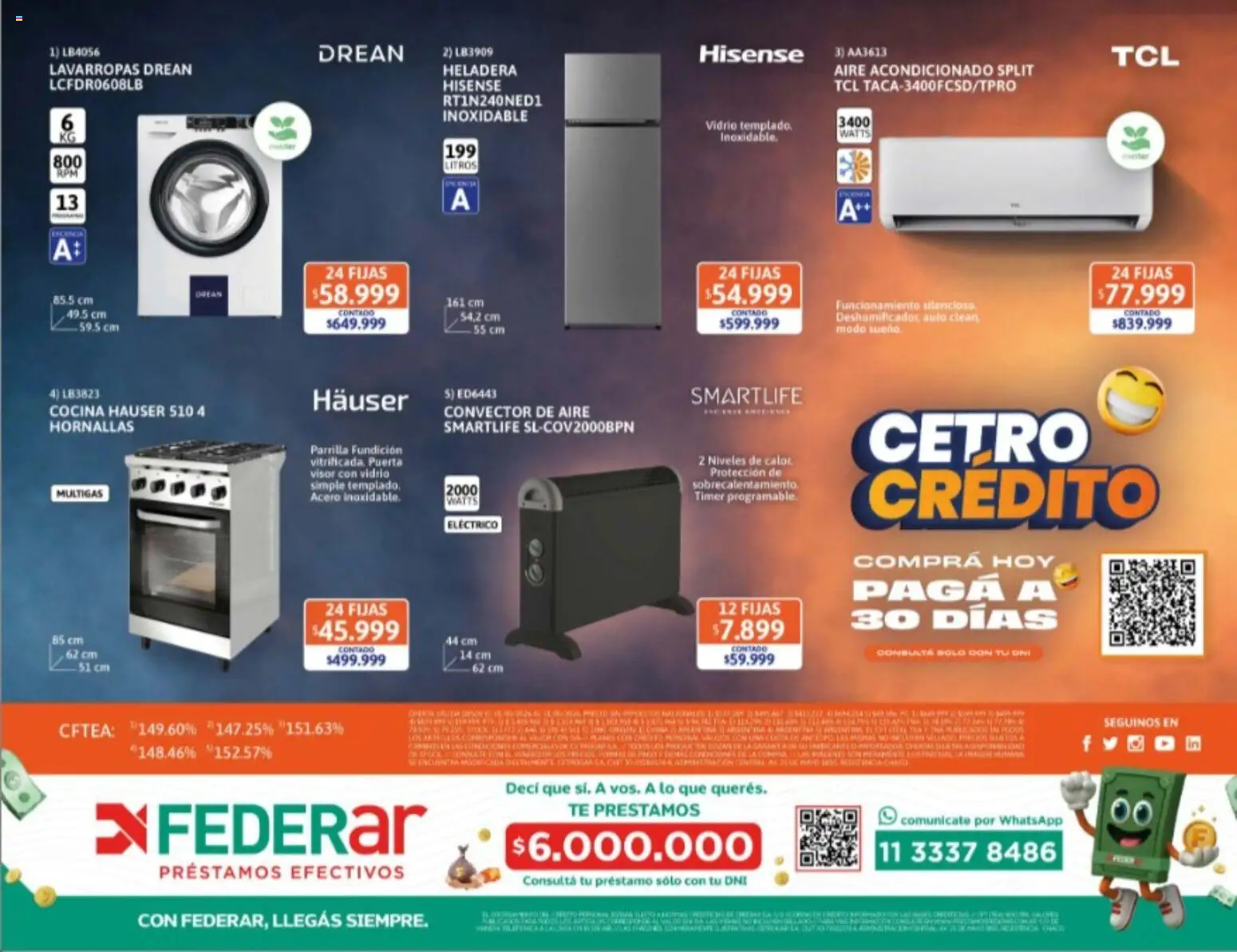 Cetrogar catálogo de 06/05/2026 ✳️ Obtenga un descuento limitado hoy mismo | Argentina