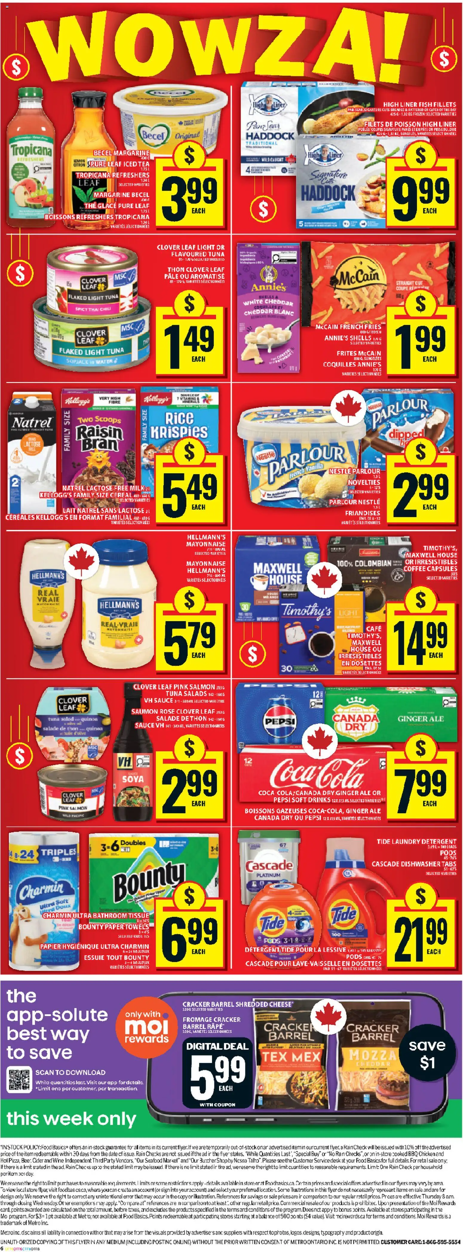 Food Basics flyer valid from 21.05.2026 | Page: 3 | Products: Rice, Cheese, Oil, Coffee