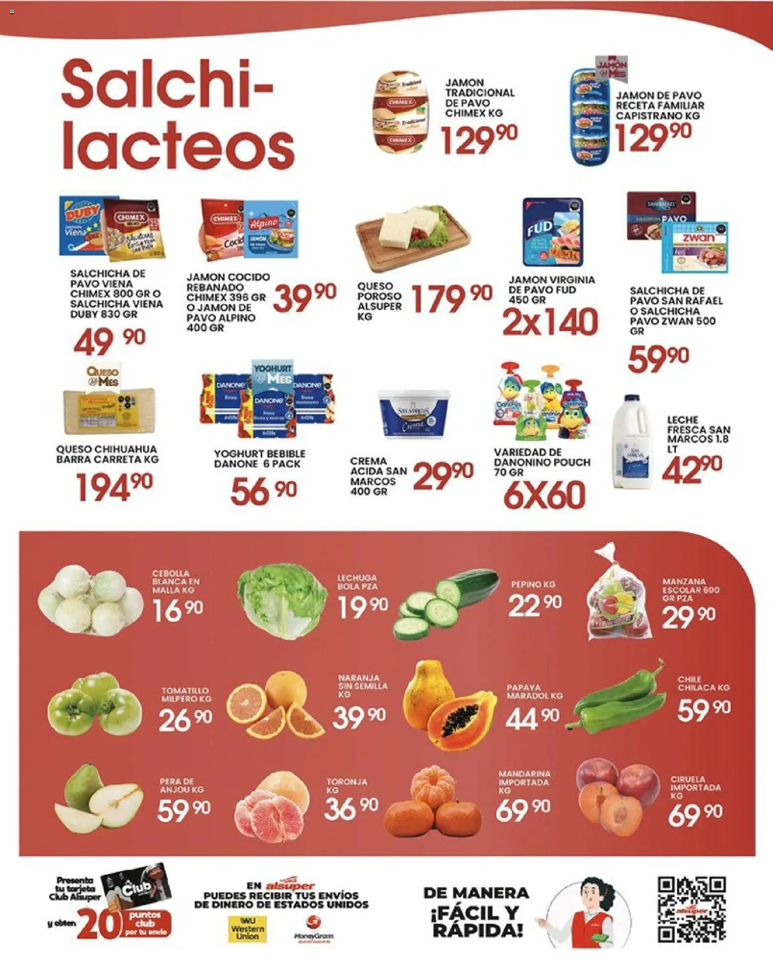 Nuevas ofertas de Alsuper válidas en toda la República Mexicana desde el 19.05.2026. ¡Encuentra las mejores ofertas en Alsuper folleto Calera! | Página: 3 | Productos: Cebolla, Crema, Lechuga, Toronja