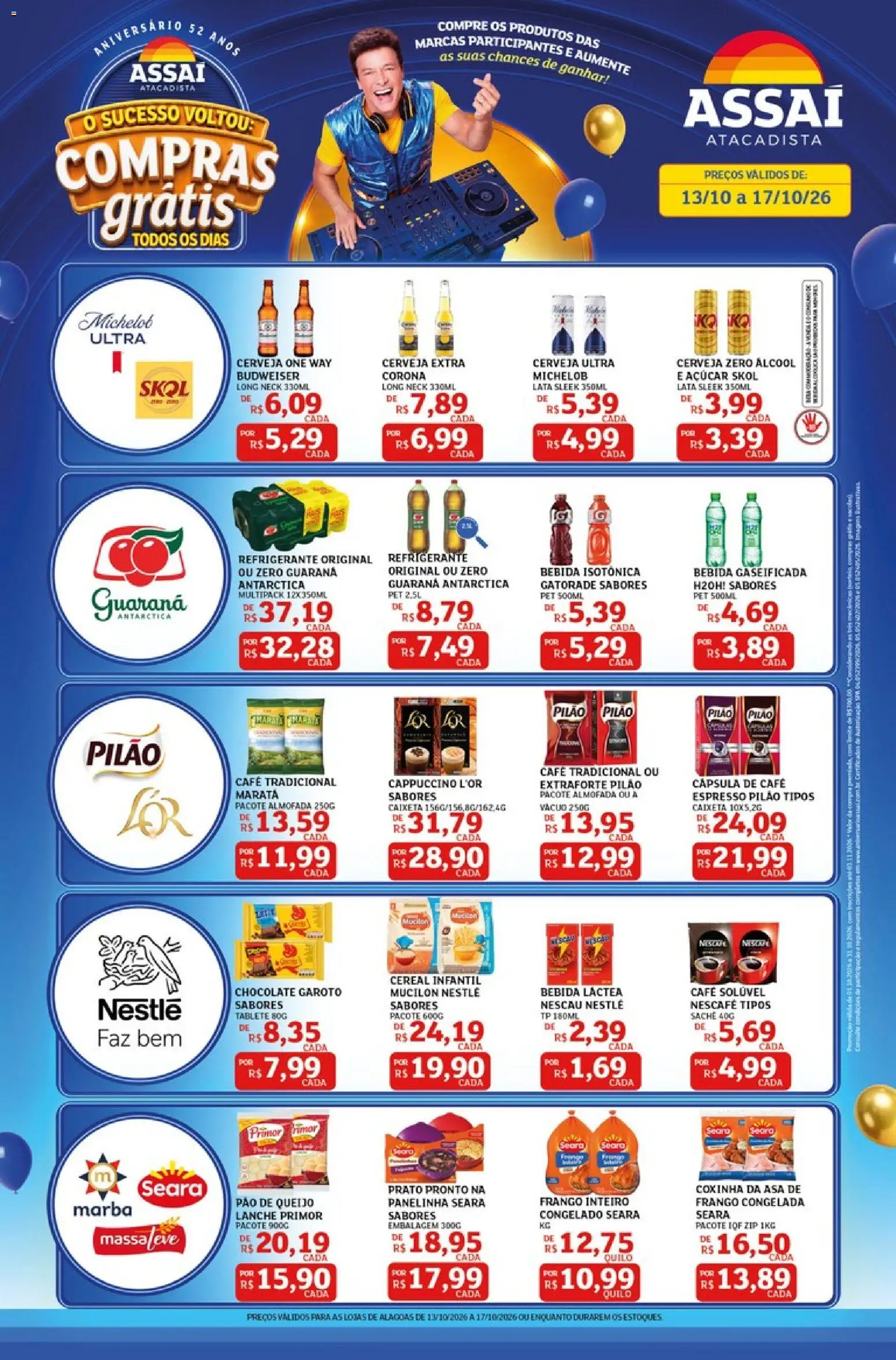 Assaí Atacadista Folheto - válido de 13/10/2026 | Página: 1